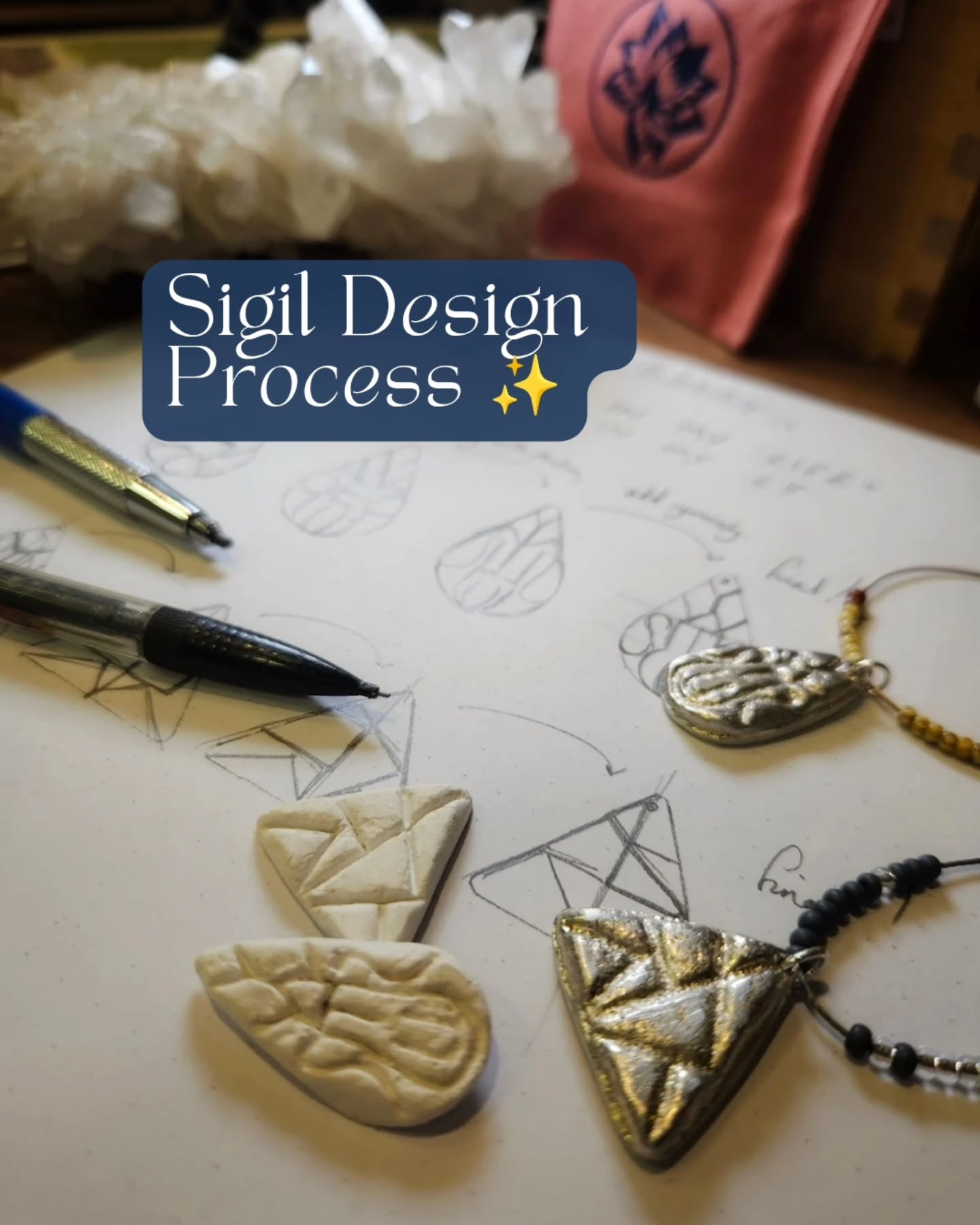 A quick look into the part of the sigil design process Iāll be guiding you through in the Sigil Workshop at the end of February.
These two sigils both hold the same phrase:
āsuccess in my lifeā
What changes is the shape ā and with it, the energetic emphasis.
šŗ Triangle
Stability Ā· Strength Ā· Balance
Harmony between realms and grounded forward movement.
š§ Drop
Potential Ā· Becoming Ā· Limitless Possibility
The seed of whatās ready to grow.
On the day, youāll choose a word or phrase that matters deeply to you ā then weāll work it into the shape that resonates most, creating a design that holds both meaning and intention.
Forming a word or sentence into a sigil is a powerful way to train the mind and nervous system to feel what youāre calling in ā rather than just think about it.
Youāll then take that sigil and turn it into a pendant of your own making, cast in metal and infused with your intent.
⦠Sigil Workshop ā Saturday, 28th February
⦠Limited to 10 spaces
#TheFoldWorcester #CreativeWorcestershire #WorcesterMakers #WestMidlandsEvents