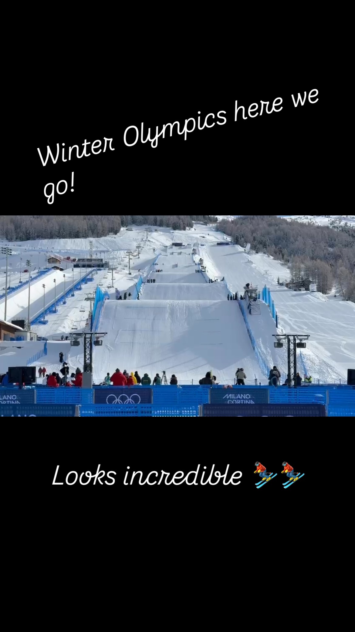 Pretty cool to see your work ‘in action’ opening ceremony tonight! #winterolympics2026 #projectmanagers #eventcrew
