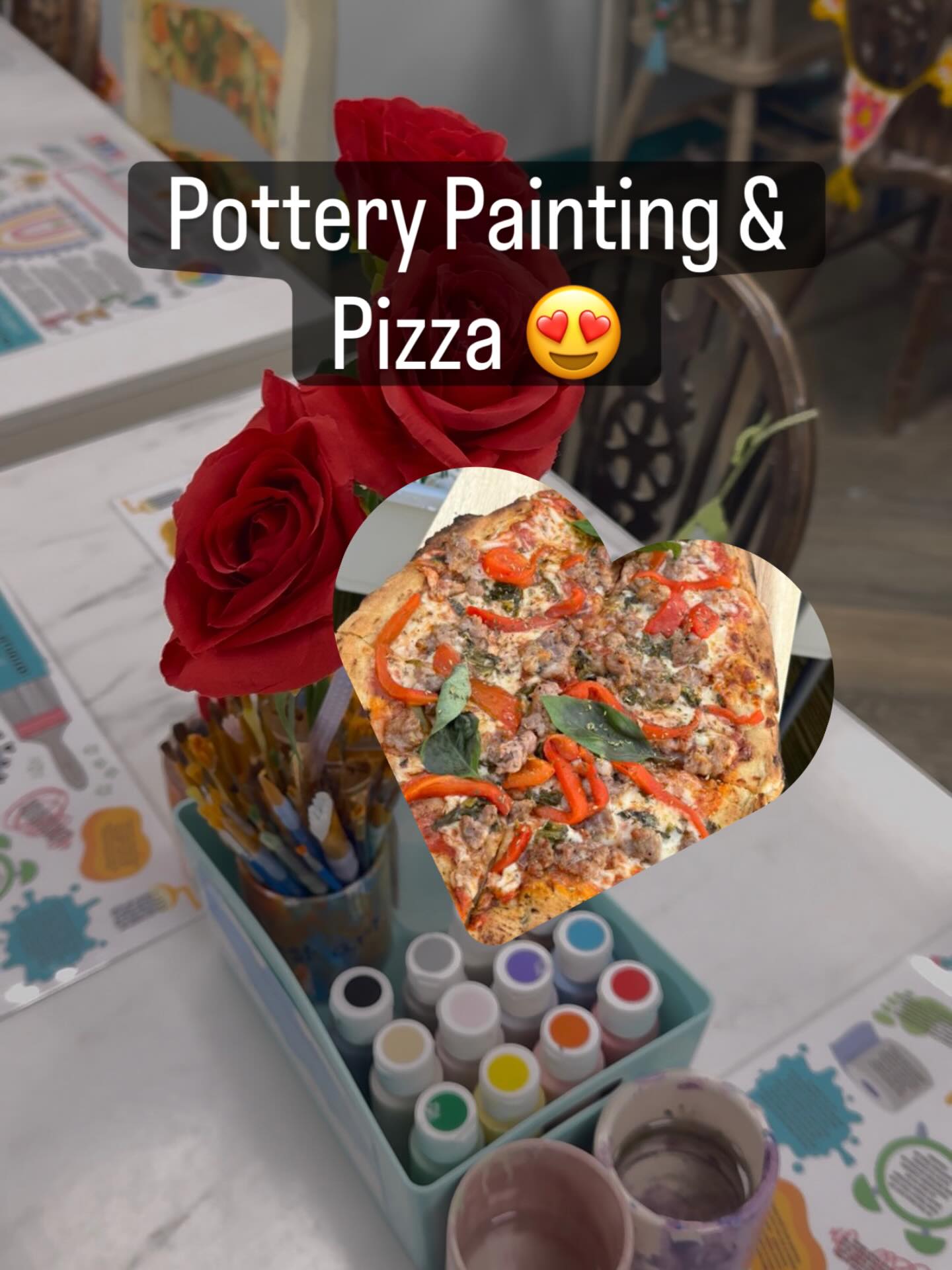 Pottery Painting & Pizza Next Saturday Evening?
Looks like another busy day on the 14th so Luke is thinking about opening an evening slot 6.30 - 9pm with pizza courtesy of our best friends @ilcortiledeli
Give us some feedback, we will do it if you want to enjoy an evening with friends and maybe that special someone!
#potterypainting #pizza #valentines #eveningout