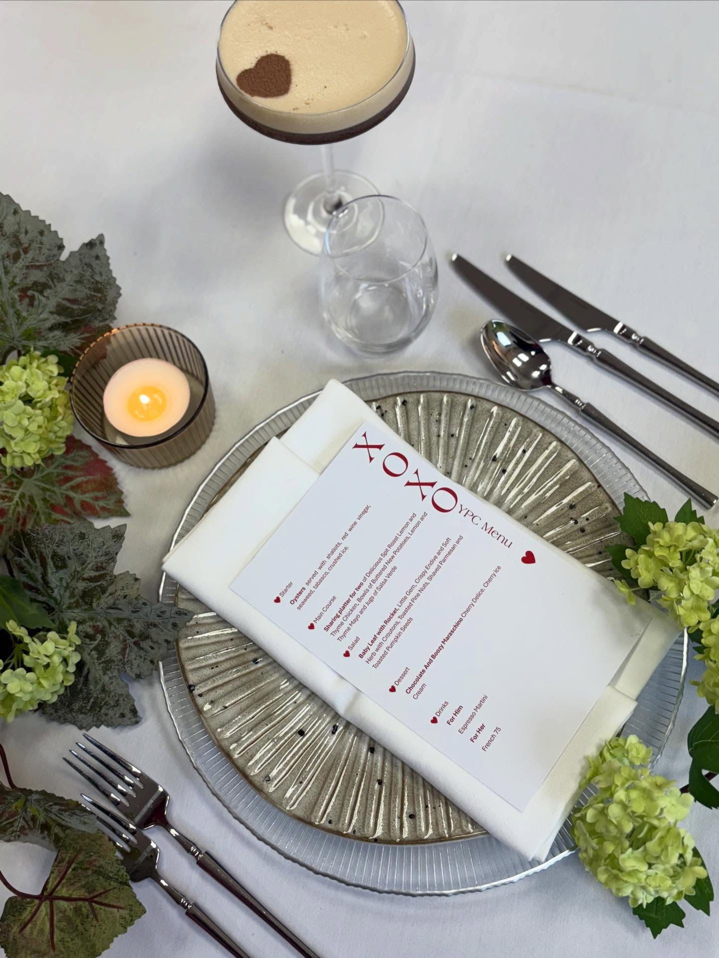 Fall in love… with your menu. ❤️
Happy Valentine’s Day from all of us at YPC.
#datenight #valentinesday #foodie #catering #romanticmealfortwo