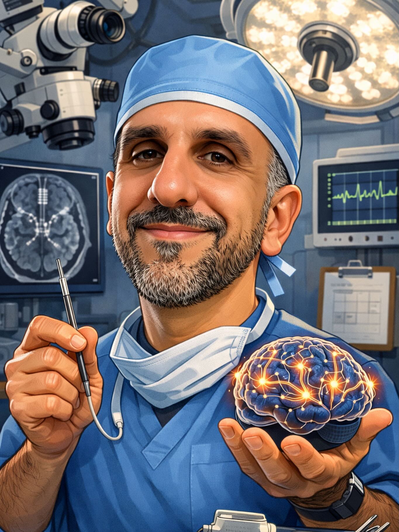 Jumping on the bandwagon with AI. Not bad. 🫣😂 #neurosurgery #neurology #surgery #surgeon #deepbrainstimulation @houstonmethodist