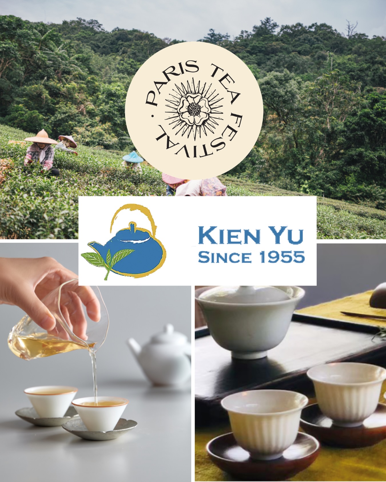 ✨ SPONSOR – KIEN YU TEA ✨
📍Taïwan
« Un thé sain, naturel et délicieux pour le monde. »
Le Paris Tea Festival remercie chaleureusement Kien Yu Tea pour son généreux soutien.
Fondée en 1955, Kien Yu est aujourd’hui le plus grand producteur et exportateur de thé biologique certifié par l’Union européenne à Taïwan.
Pionnière dans l’industrie du thé, l’entreprise transmet l’esprit du thé taïwanais, où le thé n’est pas seulement une boisson, mais un moment de calme, de réflexion et de beauté au quotidien.
🌱 Engagée en faveur de la durabilité et de la biodiversité, Kien Yu a récemment développé 13 hectares de plantations de thé biologique certifiées UE dans la région de Pinglin, au nord de Taïwan.
🙏🏻Merci de soutenir le thé comme un art de vivre.
✨ SPONSOR – KIEN YU TEA ✨
📍Taiwan
“Healthy, Natural, Delicious Tea for the World.”
The Paris Tea Festival warmly thanks Kien Yu Tea for its generous support. Founded in 1955, Kien Yu is the largest EU-certified organic tea producer and exporter in Taiwan.
A pioneer in the tea industry, the company shares the spirit of Taiwanese tea, where tea is not just a drink, but a moment of calm reflection and everyday beauty.
🌱 Committed to sustainability and biodiversity, Kien Yu recently developed 13 hectares of EU-certified organic tea farms in the Pinglin area, Northern Taiwan.
🙏🏻Thank you for supporting tea as an art of living.
#PTFouioui #KienYuTea #TaiwanTea #OrganicTea #paristeafestival2026