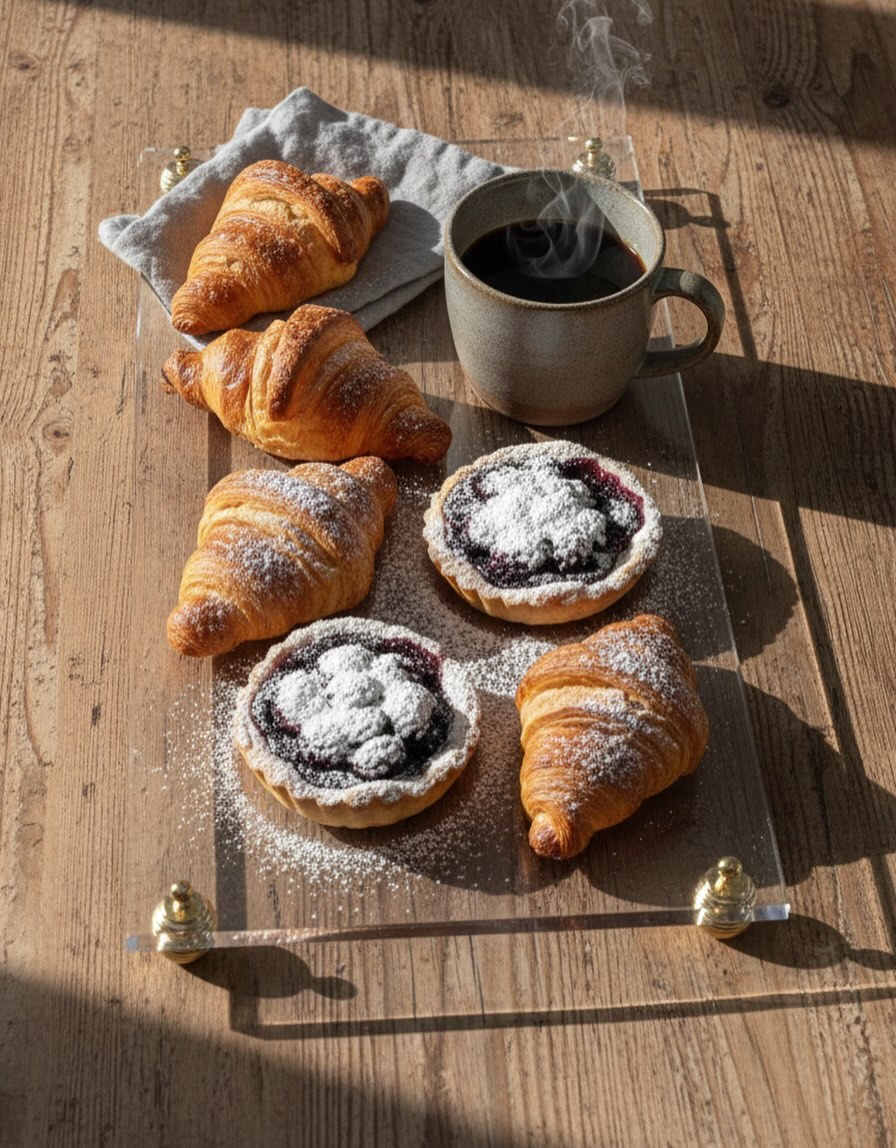 LUMİNA Koleksiyonu – Peynir Sunum Tepsisi
10 mm kalınlığında, şeffaf pleksi malzemeden üretilmiştir.
Minimal tasarımı sayesinde tüm sofralara uyum sağlar ve sunumlarınızı ön plana çıkarır.
#sunumtepsisi #peynirsunumu #sofrasunumu #pleksisunumu #pleksitepsi