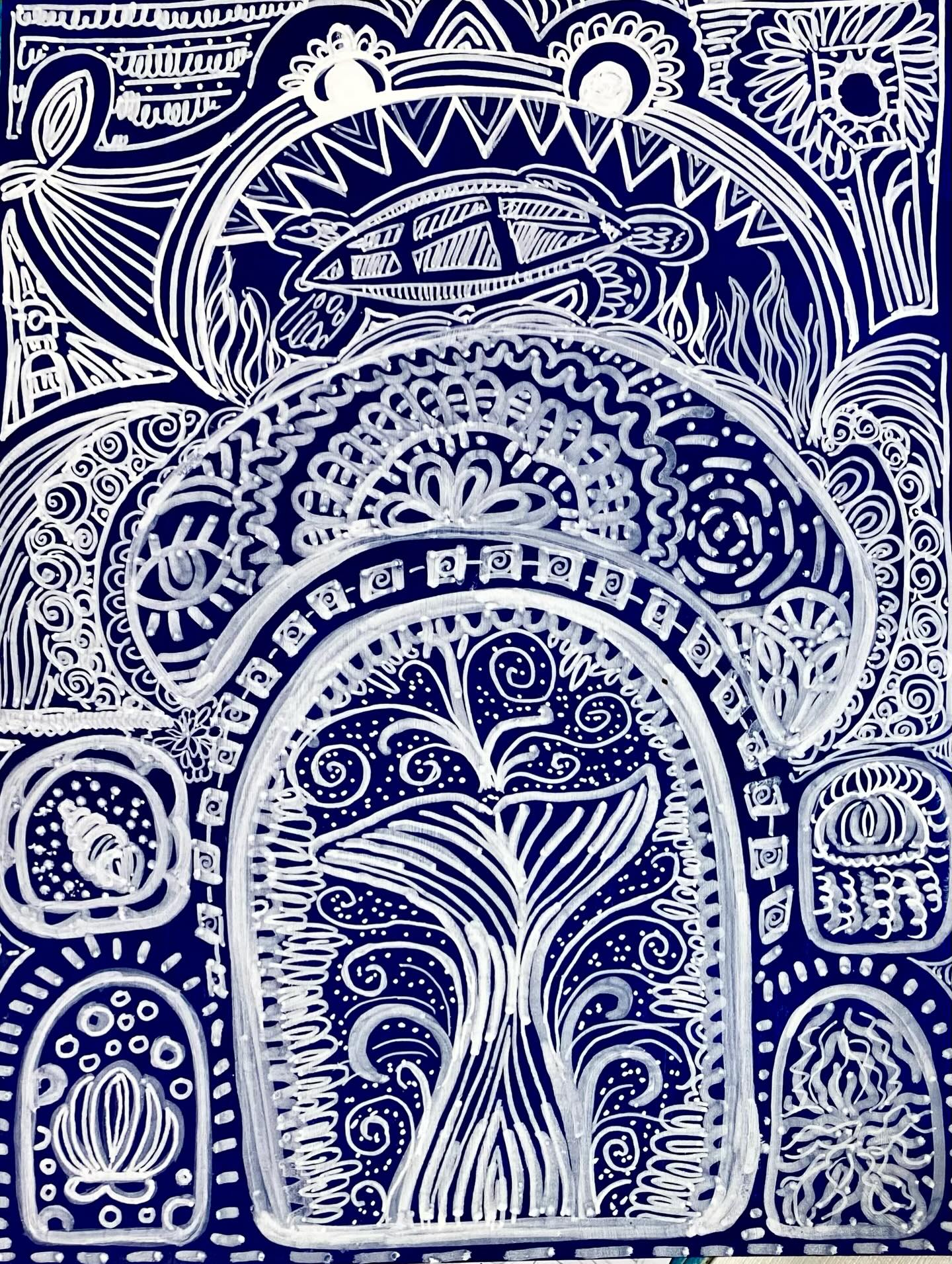 Nina sujet #decoratif #acrylique