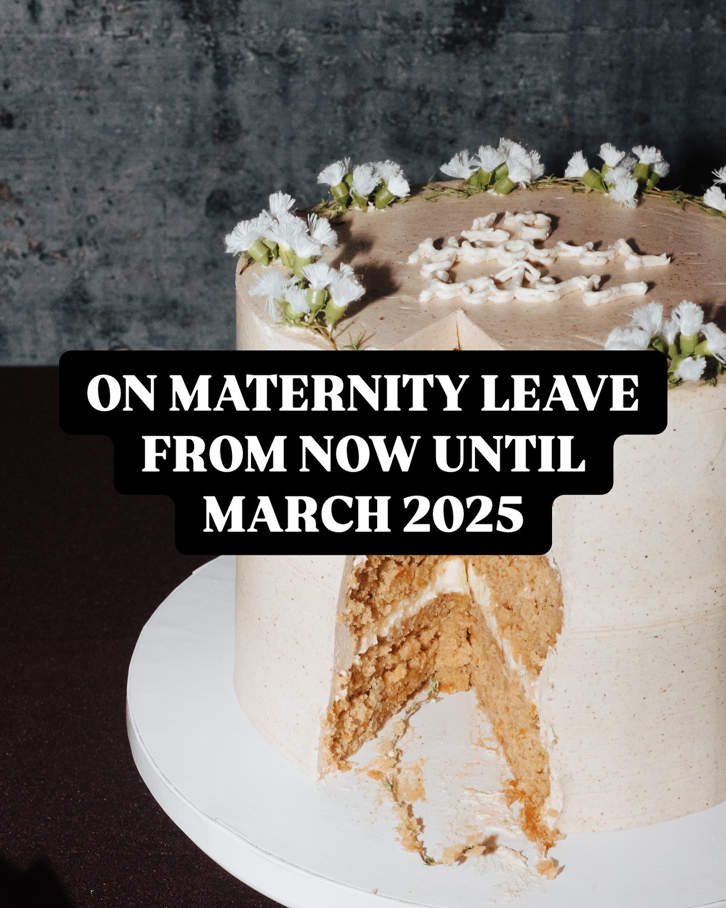 So crazy for me to say that I have now officially begun my maternity leave! 🤰
I’m sending out my last bits of orders before I bring in my two little cupcakes by the end of this year! For those of you that have allowed me to have such a wonderful year of pregnancy while running my business: I thank you from the bottom of my heart. You are the reason why I do what I do, and I’m so grateful that you give me the opportunity to take these last few weeks to take care of my body, prepare for their arrival, and love on this new life that’s to come.
I will be answering inquiries and keeping up with all of you as much as I can. My hopes are to tackle them once a week, but please know this might be harder to do in the first few weeks of adjusting. I will get back to you all as soon as I’m able! 🫶
I will be back at the end of March of 2025 to ease my way back into the swing of things while simultaneously learning how to work with 2 babies. All the grace in the world would be so kind as I learn to navigate this.
If you have any questions for me, or are wanting to send any friendly advice, you are always welcome to reach me at: kaylibakescakes@gmail.com
Thank you all again SO much for an incredible 2024. I hope you have a wonderful holiday season, and start to the New Year! 🫶
📸: @taylorsalernophoto