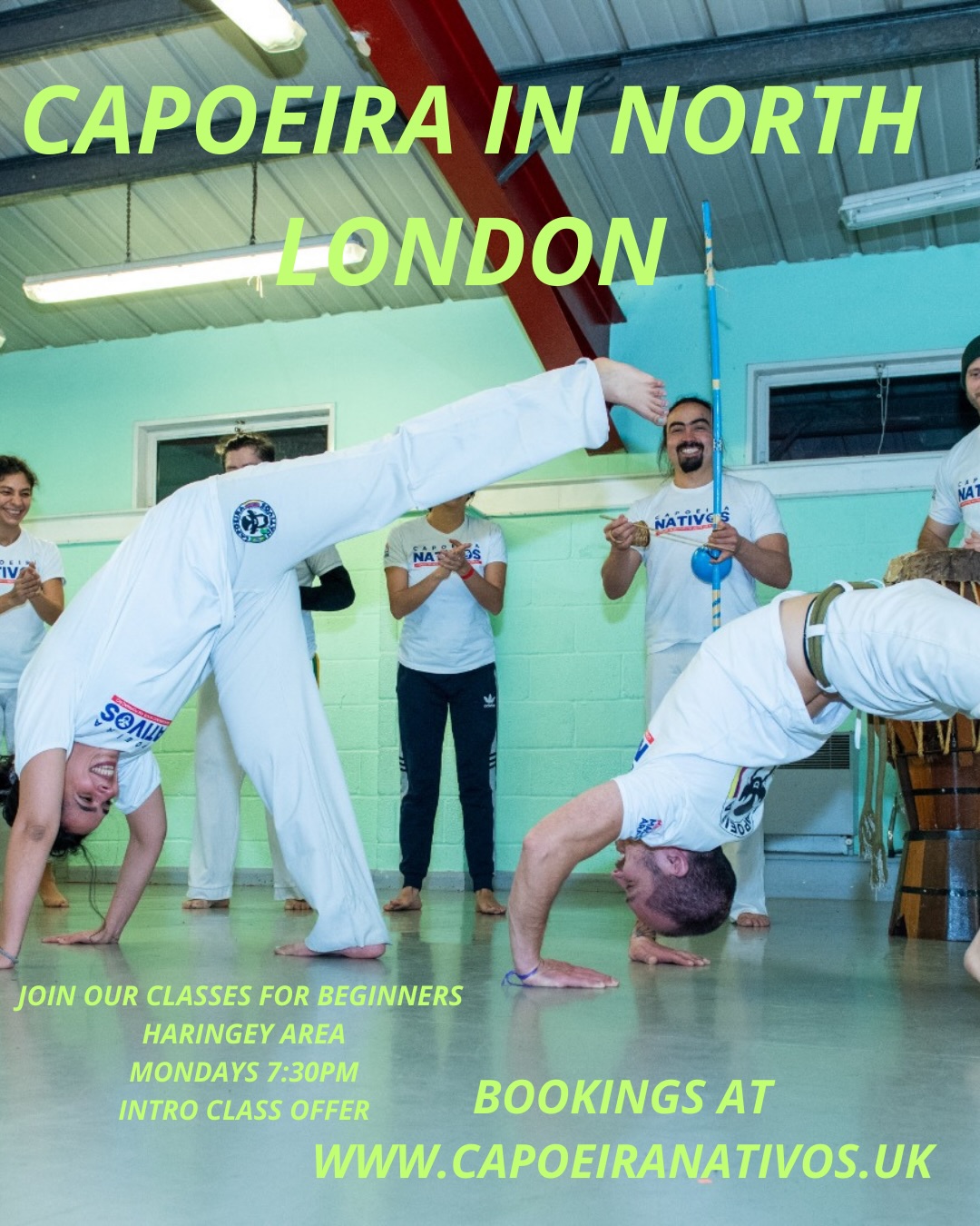 Start your capoeira journey in 2026💪🏽
✅ 4x intro Session offer for Begginers £25
✅Kids and Adults classes in Haringey Area
✅Join now -Register using the link in Bio!
Book your class at www.capoeiranativos.uk
Follow 👉🏽@capoeiraNativosLondon
Let’s go 🦶🏼
✅The benefits
1. Strengthens and tones the body: Due to its aerobic and acrobatic nature, capoeira provides a full-body workout. The constant movements used in the dance-like martial art encourage flexibility, agility, and body coordination.
2.Improves mental clarity: Many of the moves used in capoeira require focus and intense concentration. The incessant focus and control over movements stimulates the brain, allowing for improved mental clarity.
3. Cultivates creativity: Capoeira encourages artistic expression through its complex movements. The combination of music and movement encourages practitioners to be creative, often crafting their own unique choreographies.
4.Develops self-discipline: As a martial art, capoeira teaches self-discipline and respect. Through rigorous and challenging classes, capoeira practitioners learn how to work hard and be committed to mastering the skills of the art form.
5.Promotes connection: Capoeira is a social art form, so classes provide a great opportunity to meet new people, make friends and build a supportive communit
6.Improves flexibility and balance: The constant movement and stretching of capoeira help to improve your flexibility, coordination and balance.
7.Increases focus and awareness: Through the movements and techniques of capoeira, practitioners gain greater awareness, focus and mindfulness.
8.Enhances physical fitness: Capoeira is a great full-body workout and helps to strengthen the bod and improve overall physical fitness.
9.Good cardiovascular workout: Capoeira is an aerobic exercise, meaning it helps to increase cardiovascular endurance and overall heart health.
10.Beautifully expressive art form: Capoeira is a graceful and expressive art form that mixes movement, music and culture
-allowing practitioners to explore the physical, spiritual and mental aspects of the art
#capoeira #capoeiralondon
Pic by @zooverano