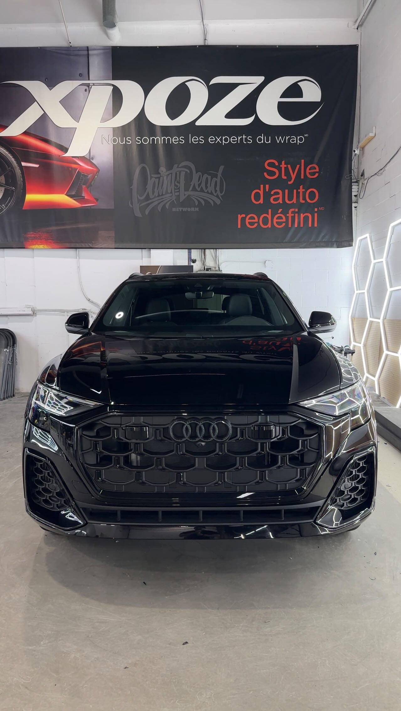 Can you tell it was red?
Audi Q8 in Coal Black.
Blacked out. Agressive
Ready for your colour change DM US!
@autoco.ca | @xpozecanada
📸 @awc_clips | @le_txmmy
#audiq8 #coalblack #fullfrontppf #ppf #blackedaudi