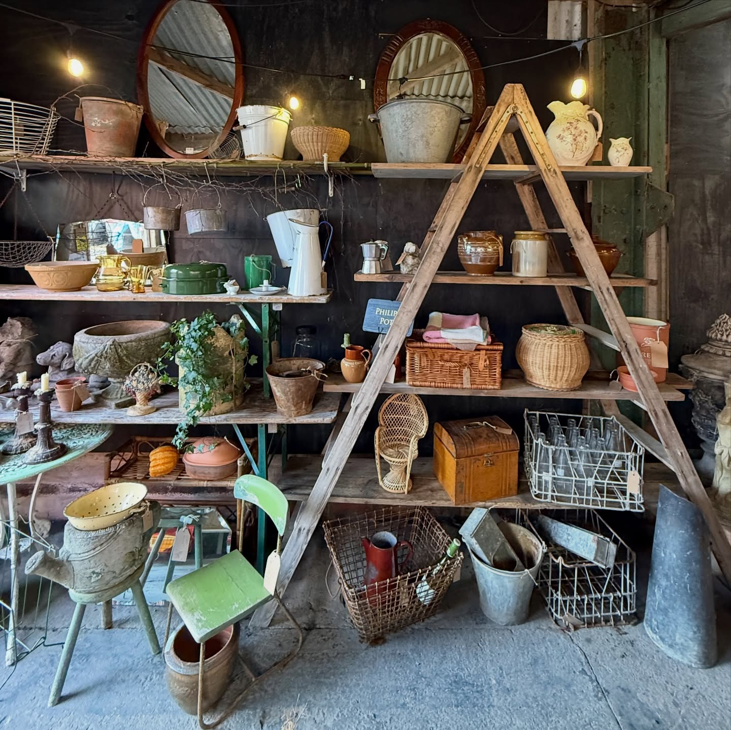 The Antique Village is home to a wonderful mix of over 100 independent dealers, each showcasing their own style, knowledge and carefully sourced pieces.
From furniture and vintage décor to collectables and curiosities, every visit offers something different to discover.
Open 10 - 4 Monday to Saturday
#vintageshop #antiqueshop #café #interiors #collectibles