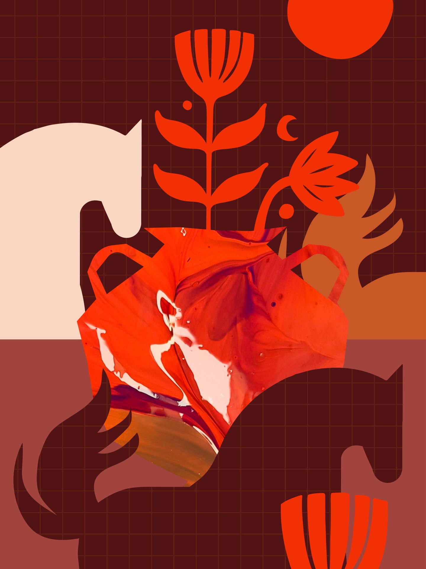 〰️
Fiery horses, run on.
Let beginnings burn bright ❤️🔥
#newchapter #fieryhorses #illo