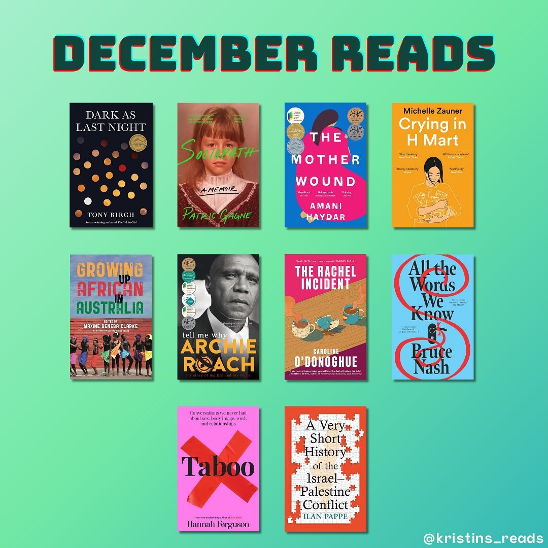 The final books that helped me get to my goal of 150 books in 2024.