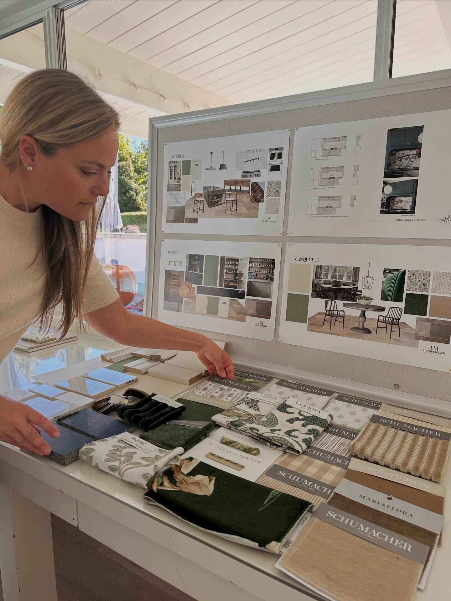 Preparing for a client presentation is where creativity meets precision. Every fabric, finish, and material is selected with intention. Thoughtfully layered to tell a story that is completely unique to that client and their home.
Behind every beautiful space is a process rooted in listening, refinement, and careful curation. From the first concept board to the final installation, every detail is considered to ensure the design feels cohesive, personal, and timeless.
Because no two clients and no two projects are ever the same!
#LuxuryInteriors #DesignProcess #ClientPresentation #BespokeDesign #InteriorDesignStudio ThoughtfulDesign LayeredInteriors HighEndDesign