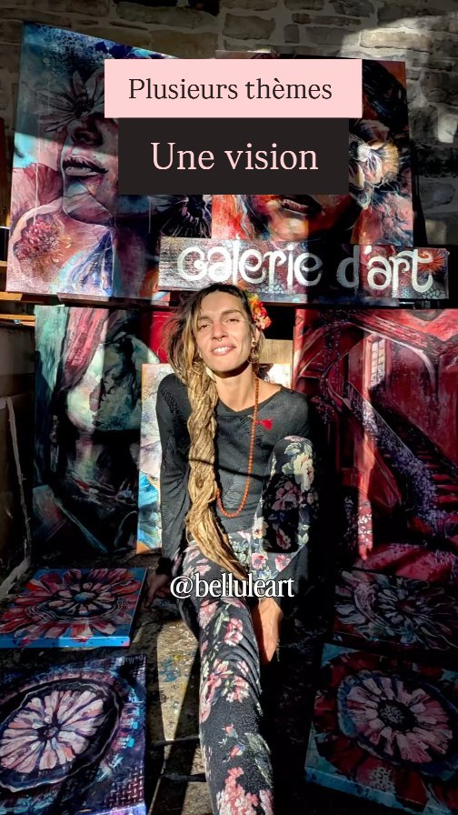 J’ai besoin de travailler plusieurs thèmes.
Pas par dispersion : par expérience.
Je dois essayer pour savoir, sinon j’ai l’impression de passer à côté de quelque chose.
Mais une même vision partout: reconnecter l’humain à ses ressentis, à ses émotions, à la nature et à ses cycles.
Les dualités / contrastes comme langage commun du vivant.
Toi, tu avances comment : exploration ou ligne unique ?
👉 @belluleart
#belluleart #peintureemotionnelle #peintureintuitive #artetnature #artcontemporain