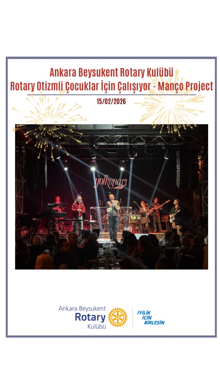15 Şubat akşamı otizm için bir araya geldik.
Ankara Kavaklıdere, Ankara İncek, Ankara Çayyolu, Ankara Başkent ve Beysukent Rotary Kulüpleri’nin iş birliği ve Doludizgin Band’in kıymetli katkılarıyla anlamlı bir dayanışma konseri gerçekleştirdik.
Bu organizasyon yalnızca bir konser değil; aynı zamanda otizm konusunda farkındalık oluşturma sorumluluğuydu. Katılımcı misafirlerimize bilgilendirici broşürler dağıtarak toplumsal bilinç oluşturmayı hedefledik.
Konserden elde edilen gelir, otizm alanında önemli çalışmalar yürüten Yeni Hayat Engelsiz Yaşam Derneği’ne aktarılacaktır. Derneğin Milli Eğitim Bakanlığı’ndan devraldığı bir okulun tefrişatında kullanılacak bu katkının, birçok özel çocuğumuzun hayatına dokunacağına inanıyoruz.
Dayanışmanın gücüyle daha kapsayıcı bir gelecek mümkün.
Emeği geçen tüm kulüplerimize ve destek veren herkese gönülden teşekkür ederiz.
#iyilikiçinbirleşin #Uniteforgood #Bölge2430 #Rotary #RotaryBölge2430