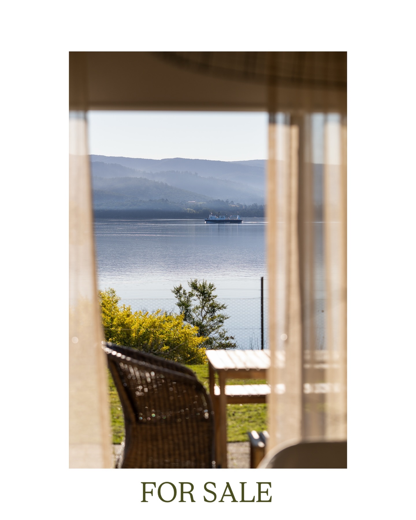 FOR SALE @thegumsbrunyislandtas
My Pa was a harbour master, he always said "there's a view, or there's an interesting view, always go with the interesting", and that's what this property is.
Tucked into native bush on just over an acre, this four-bedroom home sits right on the edge of Apollo Bay, with the channel out front, sea-life and ships, birds and boats, storms and sunsets, and kunanyi/Mt Wellington in view. Big windows, open living, wood fire warmth and an easy walk down to the water for kayaks, beach fires, dinghies or quiet reflection.
My personal perks about this shack, comes furnished with quality pieces, waterfront + that view my Pa would of loved, and mostly you get to keep the Land Rover. 💛
Five minutes to the ferry.
Walk in, walk out.
Island living or investment property, sorted.
Contact: Jude or Naomi @fallrealestate
Phone: 0417 101 936
Email: jude@fall.com.au
Photography: @itsnaturalight