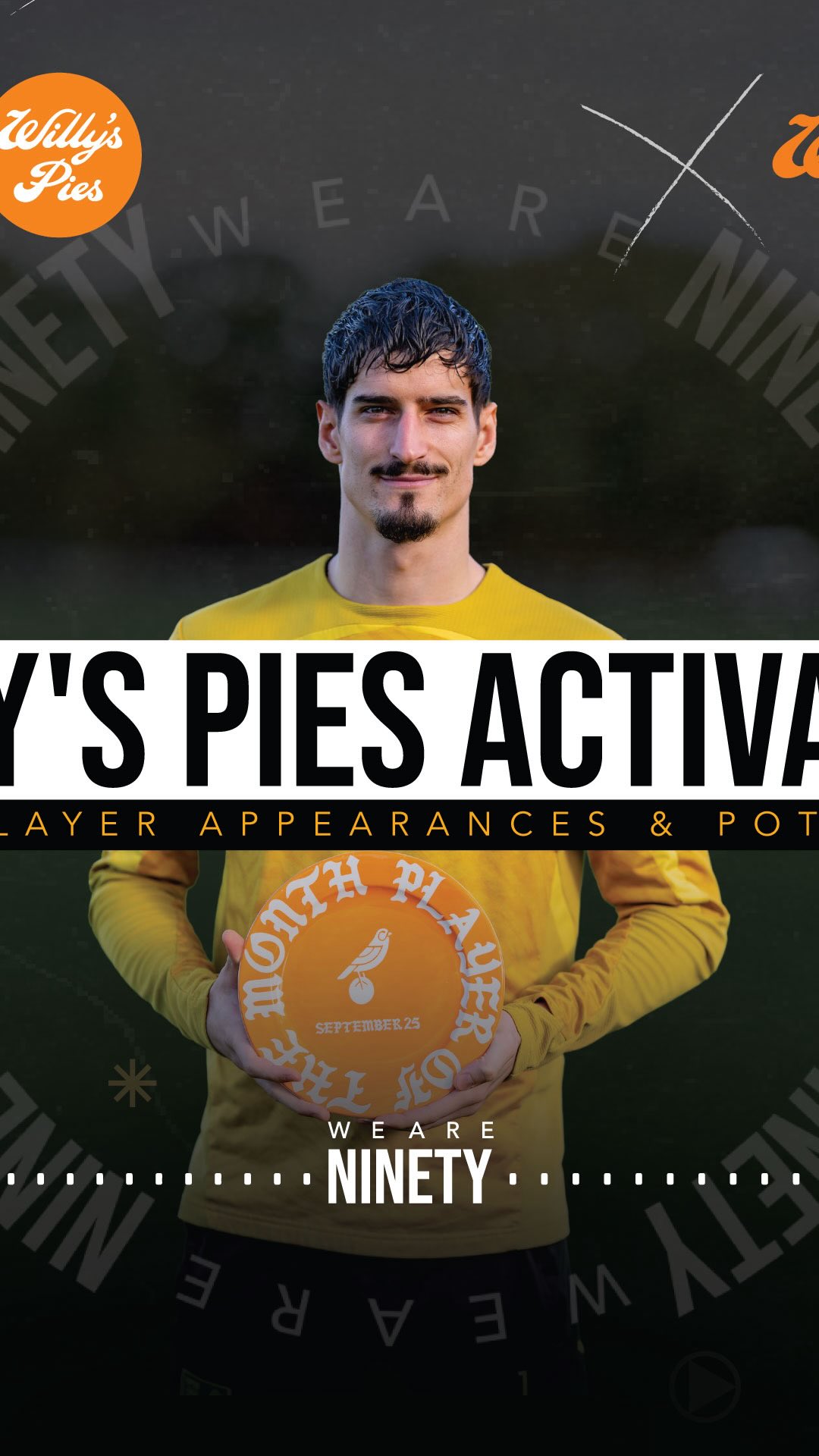 Willy’s Pies Player of the Month plate… 🥧 🍽️
Willy’s Pies teamed up with Me Old China’, known for their bespoke premium vases and plates, to create a bespoke Willy’s Pies and Norwich City Player of the Month plate. Two small independent East London creatives, backed by NCFC, have joined forces to reinvent & innovate on what has so often been a predictable and uninspired sponsorship asset...
Season long, the Norwich City Player of the Month will be presented with their very own, a one-of-a-kind, hand-crafted china plate.
