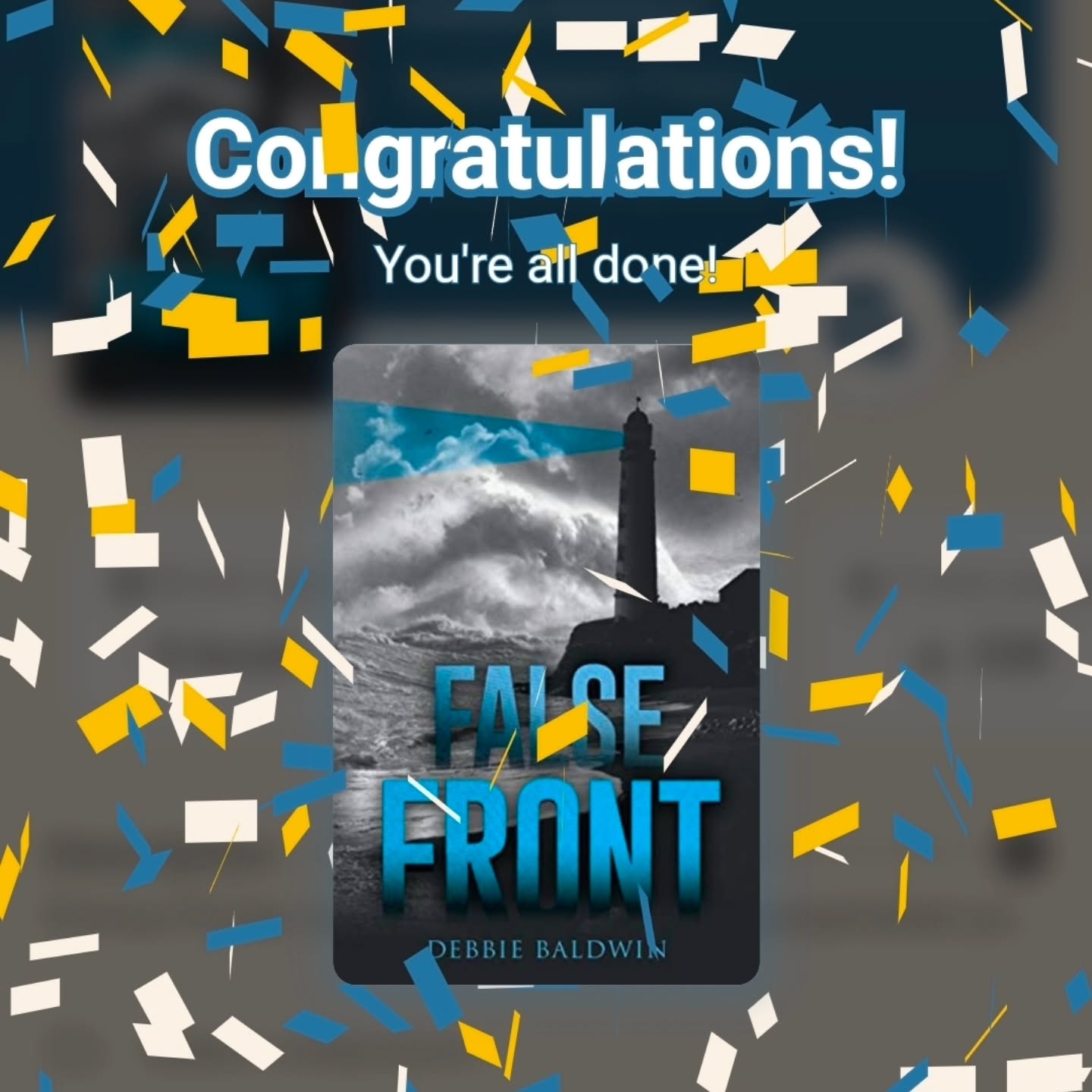 7/100 finished 5/5 rating Read the kindle addition currently FREE on Kindle. Mystery Romance a missing daughter and a militray man helping the world to be better.. Go check it out. #anotherbookdown #tbrlist #mysteryromance #debbiebaldwinauthor #falsepoint