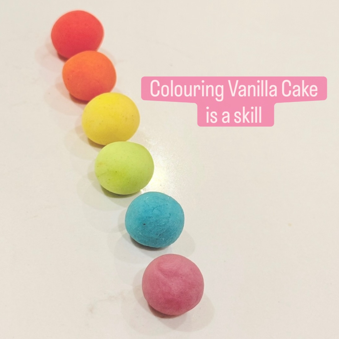 Bright rainbow cake loading 🌈🍰
Making these colours may look easy but getting bold, bright cake shades isn’t just “add food colouring and hope for the best”, especially when you’re fighting the natural yellow tone of vanilla cake 😳
Balancing those pigments takes patience, restraint, and a tiny bit of obsession.
It took me straight back to my interior design days… mixing, matching, adjusting, remixing 🎨
Different medium, same colour theory, just way sweeter results 🍰 -x-
#cake #cakedecoration #cakedesign #caketutorial