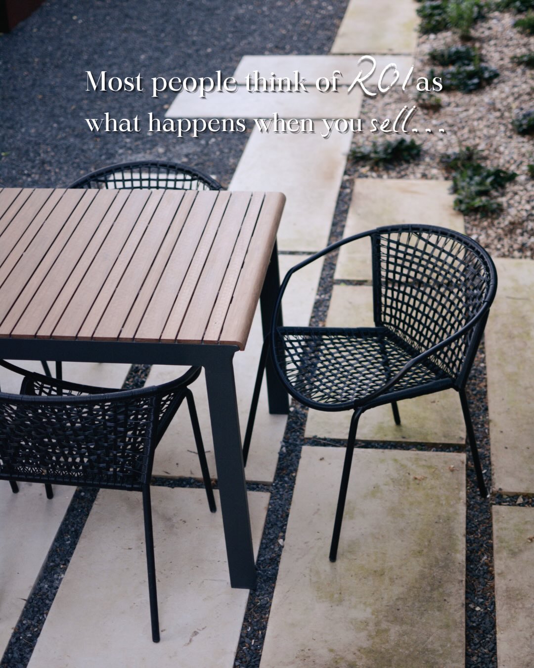 …less maintenance, fewer fixes, smarter use of water and shade, and space that actually get used.
An outdoor space that works with your life. That’s the kind of return we design for.
Save this if you’re planning a future outdoor project.