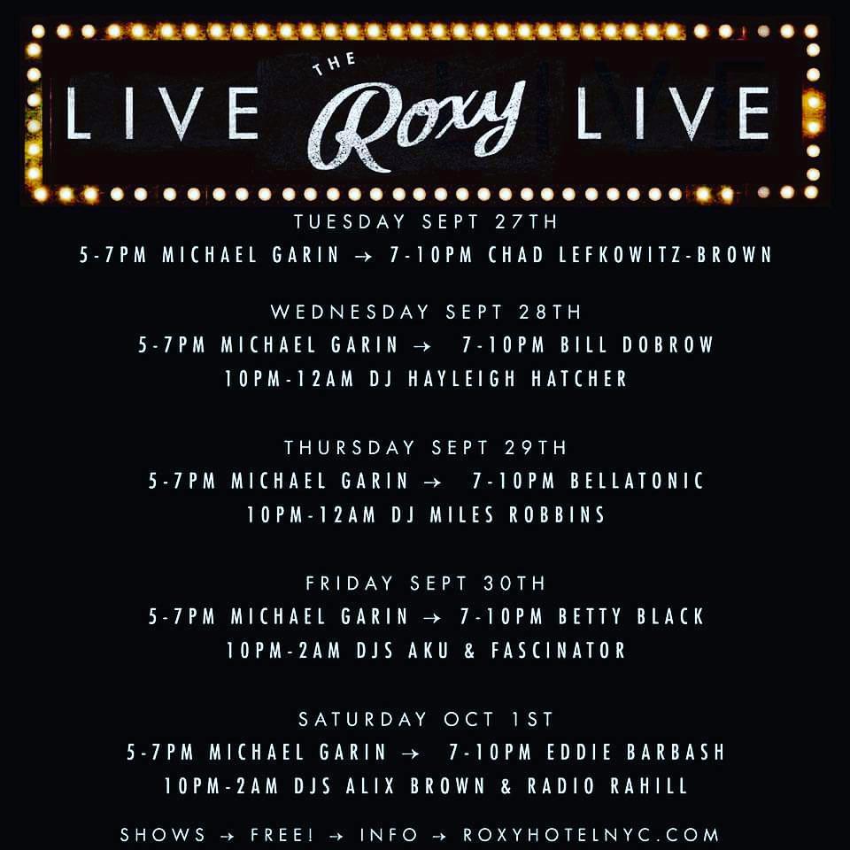 Were playing live TONIGHT!!! (Thurs 29th!) In #Tribeca #nyc Swing by the @theroxyhotelnyc from 7-10 to catch the #BELLATONIC full 5-piece band! There's #nocover! See y'all there 👍👍👍🙊🙊🙊