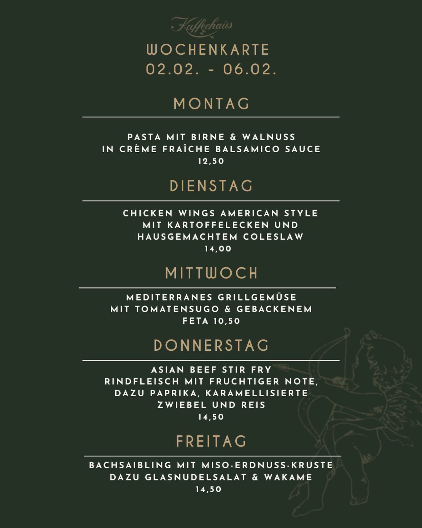 Unsere neue Wochenkarte ist da✨
