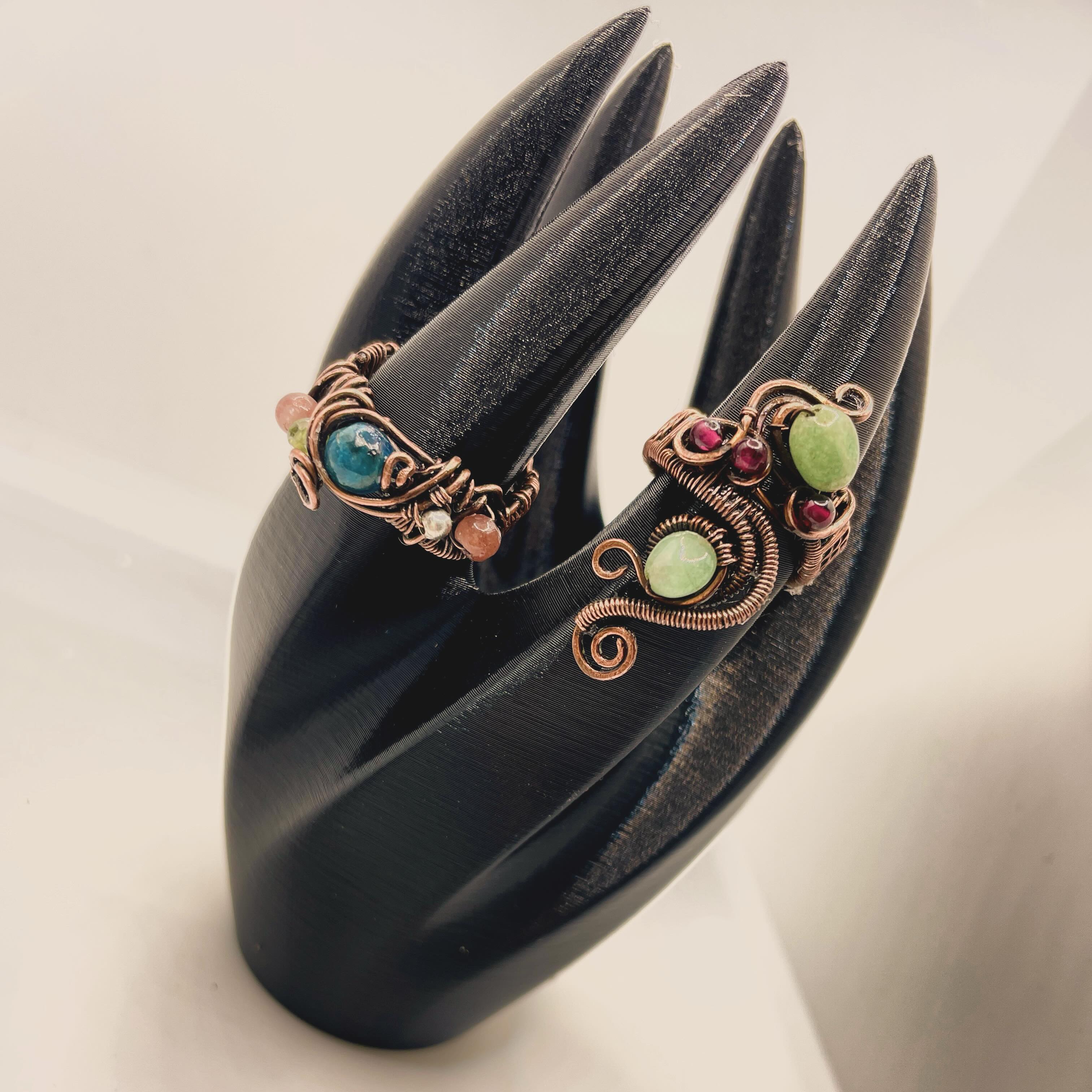 Creating, planning, visualizing, and moving ahead! Here are a couple of the many rings you will be seeing. All copper and natural stone.
#copperjewelry #handcraftedjewelry #raleigh #localartists #localartistsupport #stonesandcrystals #copperwire #copperwirejewelry