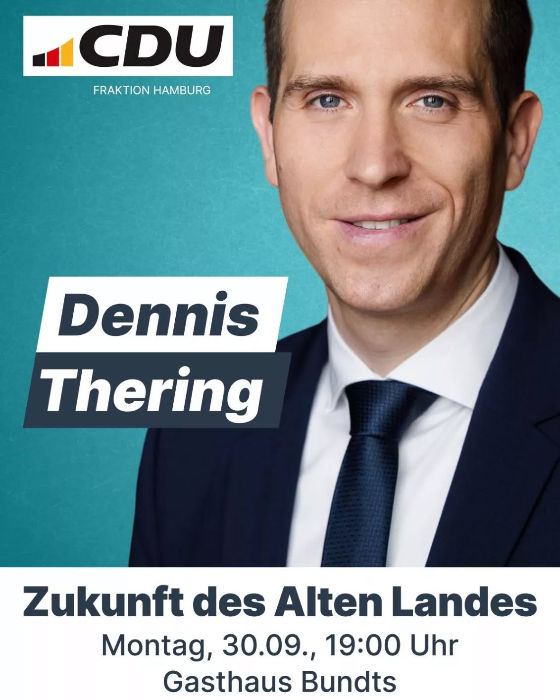 Wir laden Sie herzlich zu einer Veranstaltung der CDU-Fraktion Hamburg in Zusammenarbeit mit der CDU-Fraktion Jork im Alten Land ein, um über wichtige Themen wie den Obstbau, die Verschlickung, die Infrastruktur südlich der Elbe und die Zukunft nach der Bürgerschaftswahl zu diskutieren.
Datum: 30. September 2024
Uhrzeit: 19 Uhr
Ort: Gasthaus Bundts, Hasselwerder Str. 85 in 21129 Hamburg
Diese Veranstaltung bietet eine wertvolle Plattform für den Austausch über die aktuellen und zukünftigen Herausforderungen unserer Region. Wir freuen uns sehr, wenn Sie zahlreich erscheinen und Ihre Ideen und Fragen mitbringen.
#obstbau
#elbe
#unserherzfürjork
#altesland
@cdu_hamburg