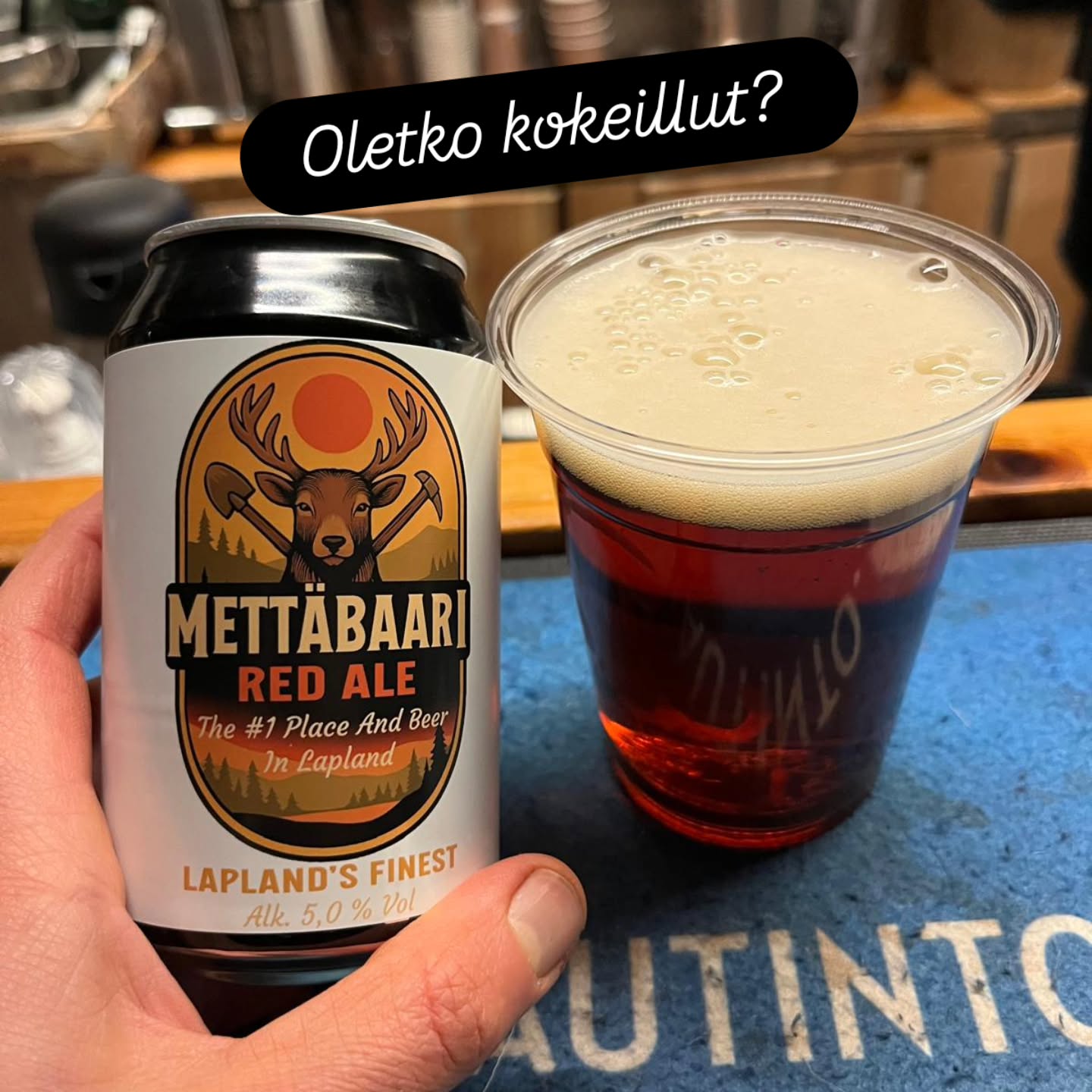 🍺 Joko olet maistanut Mettäbaarin Red Alea?
Kuparinruskea.
Pantterivartaloinen.
Suomalainen.
Helposti lähestyttävä.
Eli vähän niin kuin meidän baarimikko Joonas.
Dokabiliteetti 5/5 ⭐⭐⭐⭐⭐
Tervetuloa kokeilemaan!
👉 Saattaa aiheuttaa ihastumista
.
#Mettäbaari #RedAle #Pantterivartaloinen #Dokabiliteetti #OlutKajossa
🍺 Have you already tasted Mettäbaari’s Red Ale?
Copper-brown.
Panther-bodied.
Finnish.
Easy to approach.
A bit like our bartender Joonas!
Drinkability 5/5 ⭐⭐⭐⭐⭐
Come give it a try!
👉 May cause instant crush.
