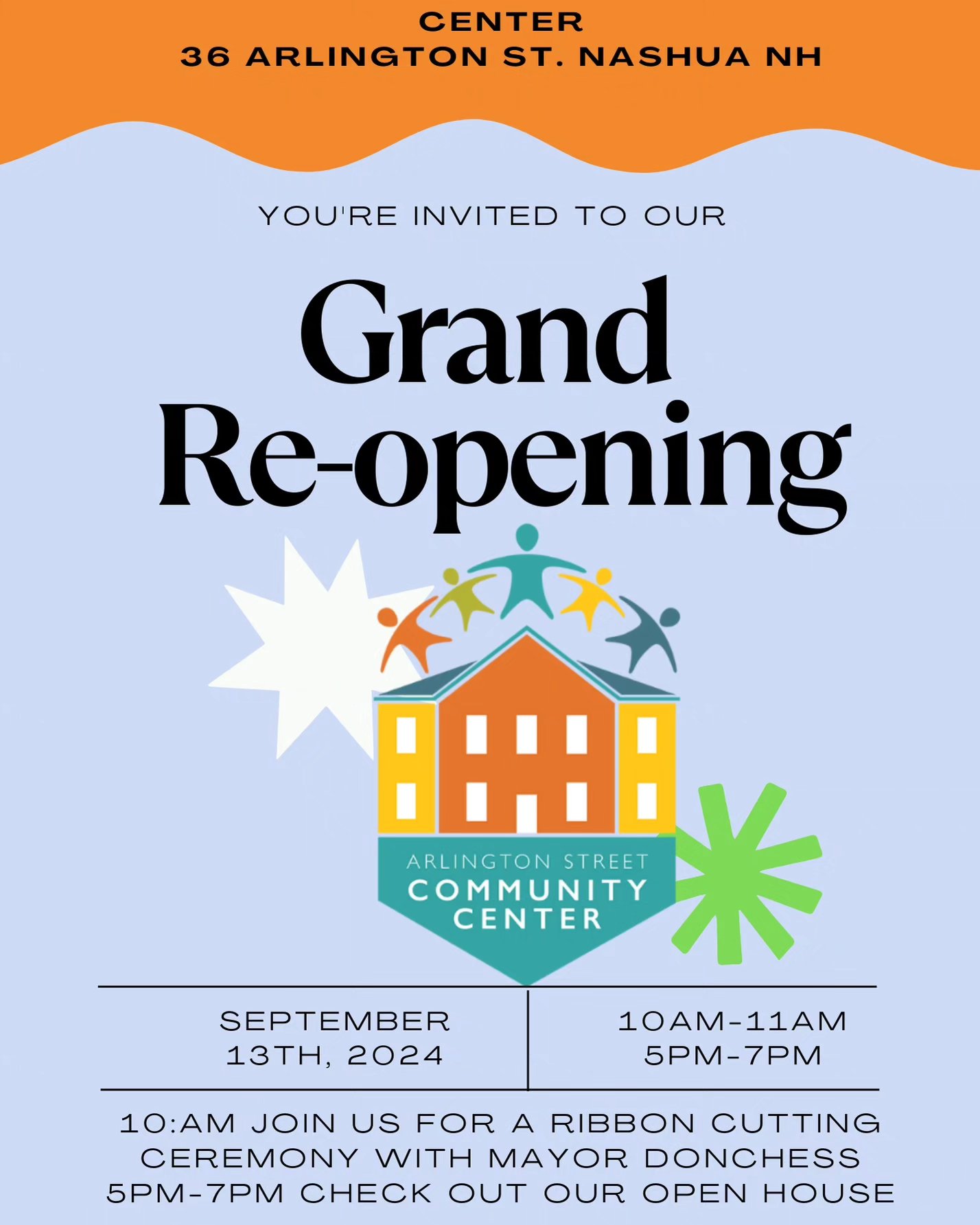 You're invited to our Grand Re-opening in just ONE MONTH! ๐ฅณ We are SO excited for you to see the incredible changes at the ASCC ๐งก๐ฉต๐