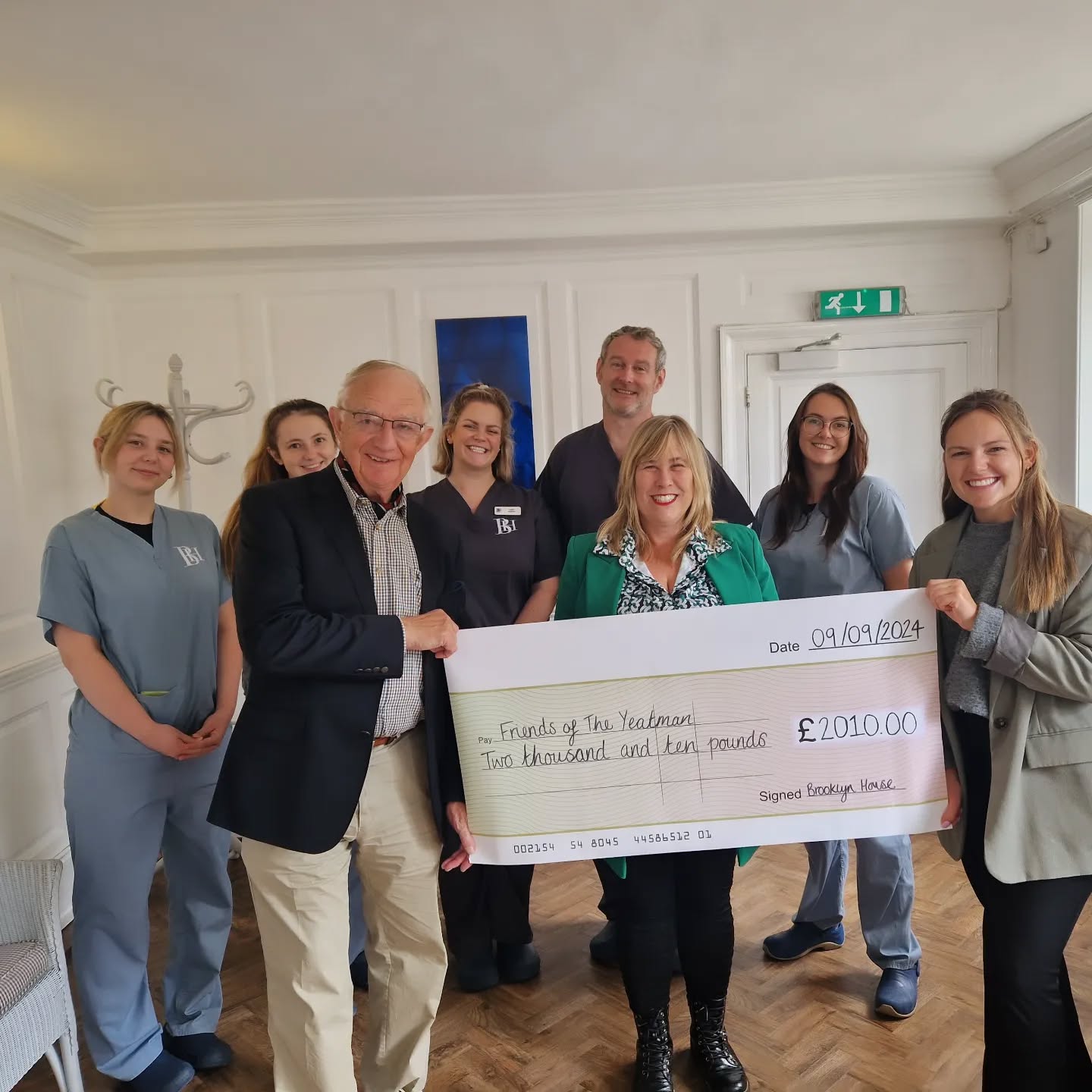 We want to thank you all so much for your support and kind donations 🙌
It is so important to keep the community hospitals open. We decided we wanted to raise money for our wonderful local hospital, The Yeatman. 🏨
By getting fantastic prize donations from local businesses and our lovely patients for buying raffle tickets, we managed to raise £2010.00! 🎉
Again, thank you all so much - The team at Brooklyn House 💙