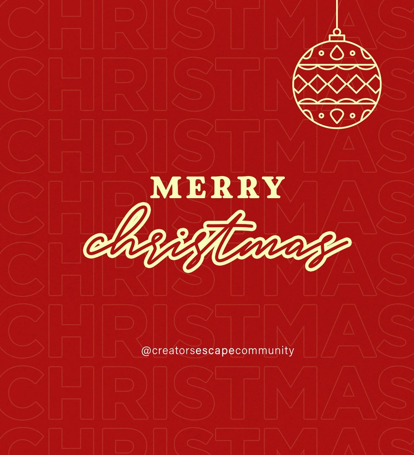 MEEEERRRY #CHRISTMAS! 🎄♥️✨
#CEC #creatorsescapecommunity
@creatorsescapecommunity