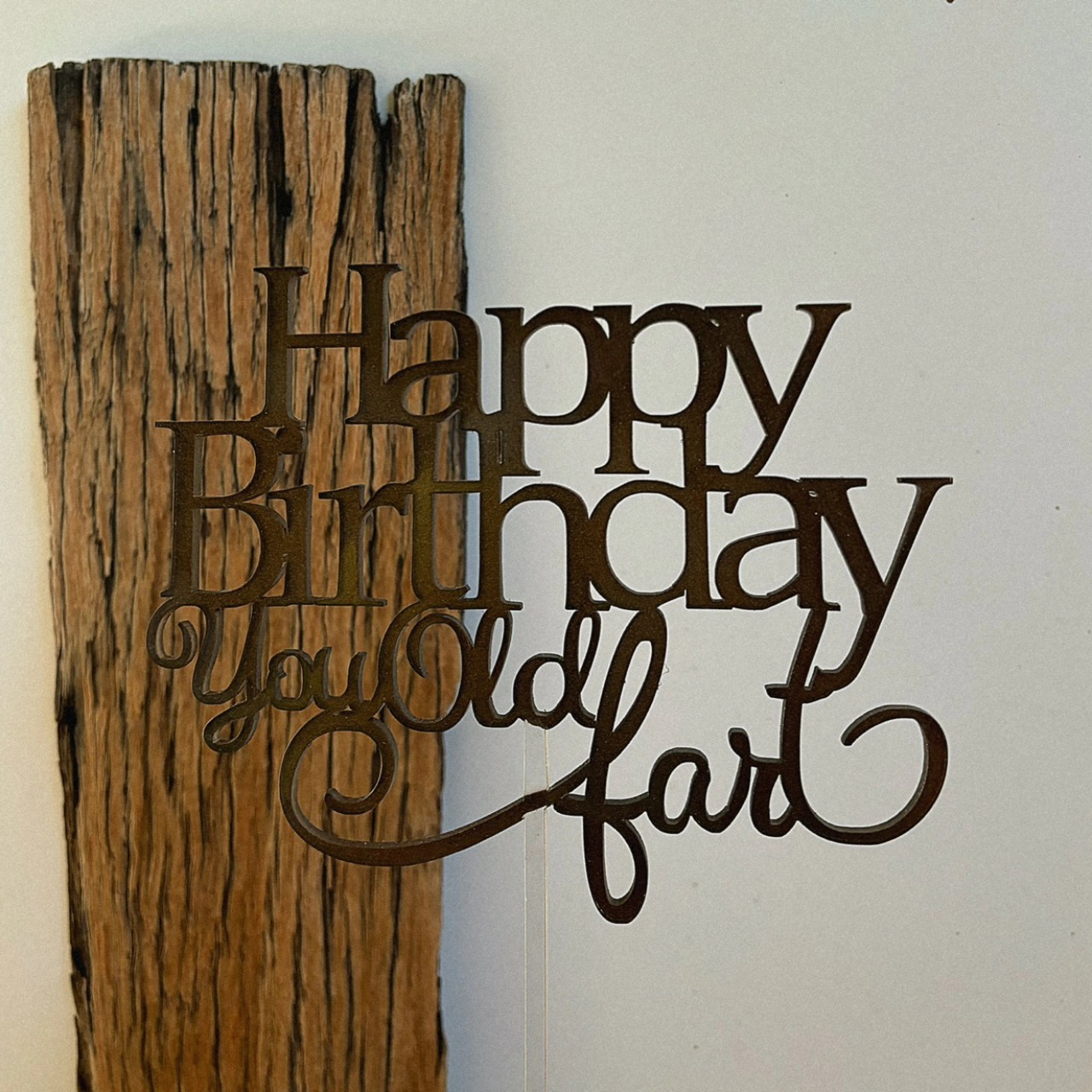 🎉 Celebrating another year with a touch of humour!
🎂 Crafting this custom 'Happy Birthday You Old Fart' floating cake topper was an absolute blast! 💫 We love the vibrant colours that bring this cheeky design to life...
Get ready to add some laughter to your celebrations- stay tuned for the launch of our website where you can snag this topper and many more! Large cake toppers will be available from just $30, and we're always excited to bring your personalised ideas to life, starting from $35.
Let's make every birthday and celebration unforgettable!🎈
#wildlilycelebrationsigns #customcreations #caketopperfun #birthdaylaughs #customsignage #caketoppers #floatingtoppers