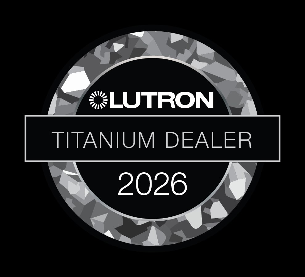 Congratulations to our entire team! There are only a handful of dealers in the world with this prestigious badge with @lutronelectronics. This is only achieved by having an amazing team operating at the highest level. #ahtglobal #lutron