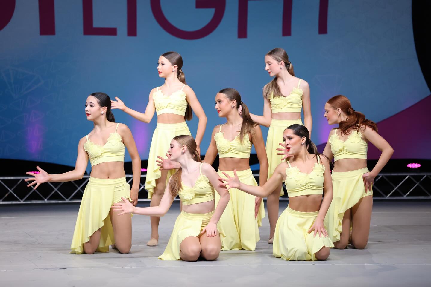 Stage shots from our lyrical routines 💐