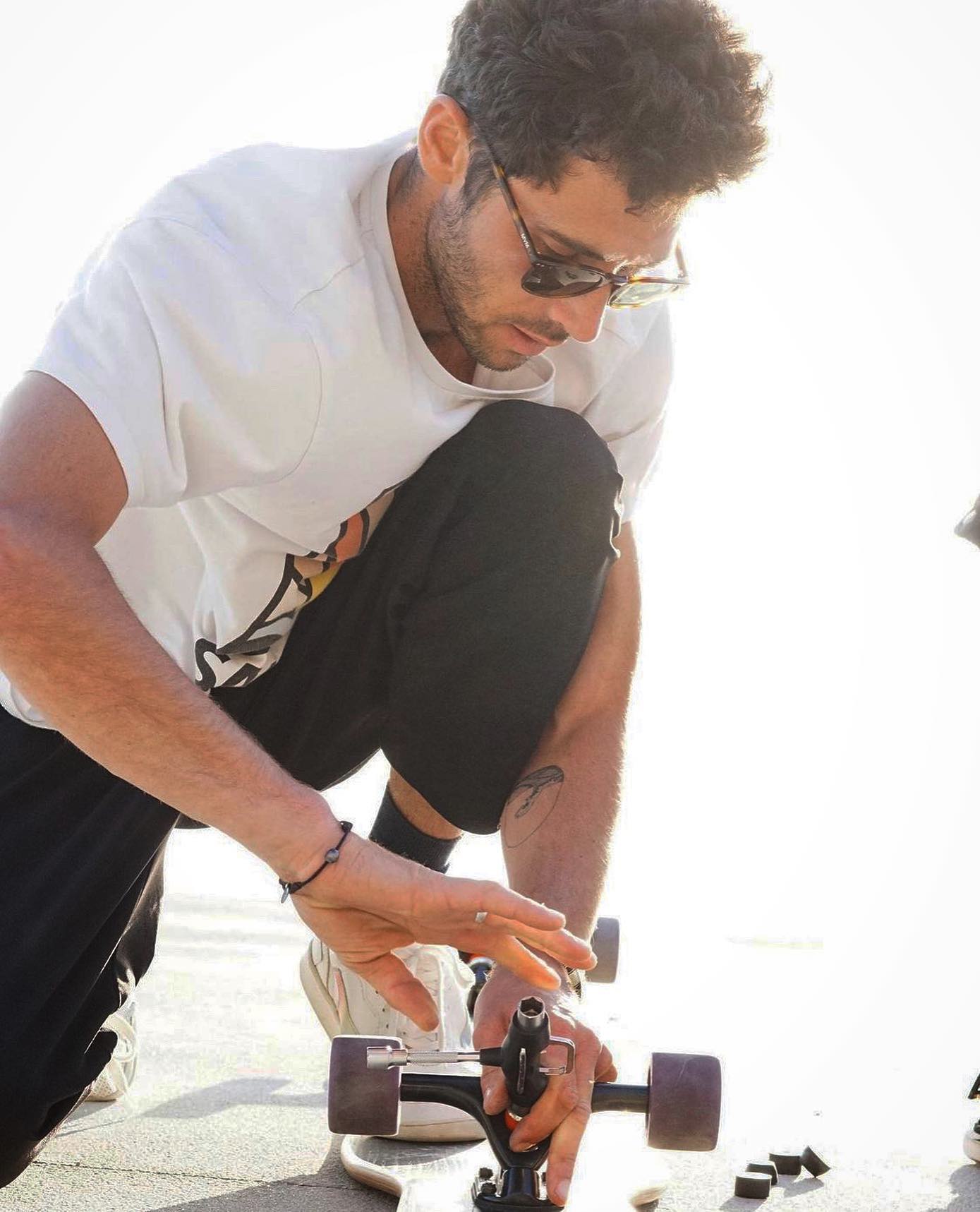 Last settings before pure freedom 🛹 with @achelmachin