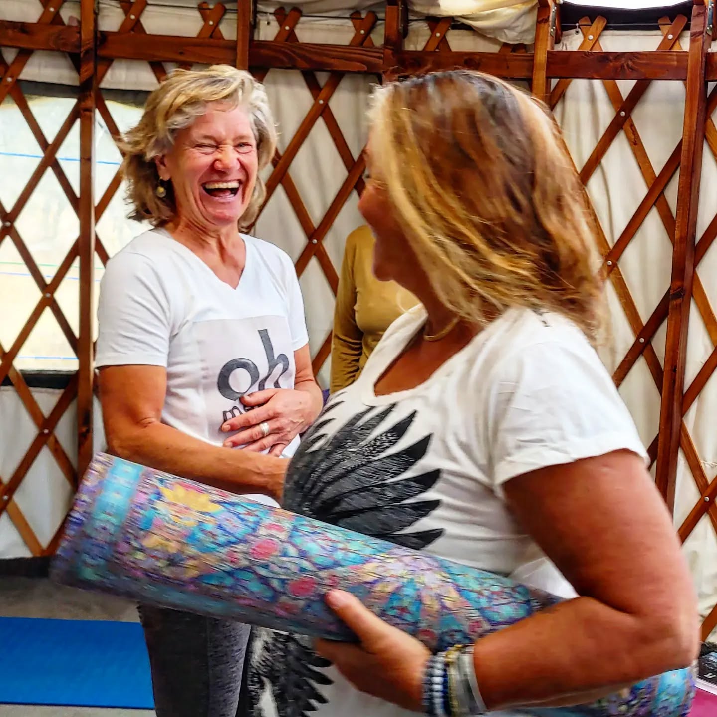 The joy of Yin Yoga: After a class in the yurt, it's evident these two are feeling good about life!
.
.
@purenewzealand #newzealand #wanaka #lovewanaka @wanaka #mountainspirit #meditation #retreats #yinyoga #experientialeducation