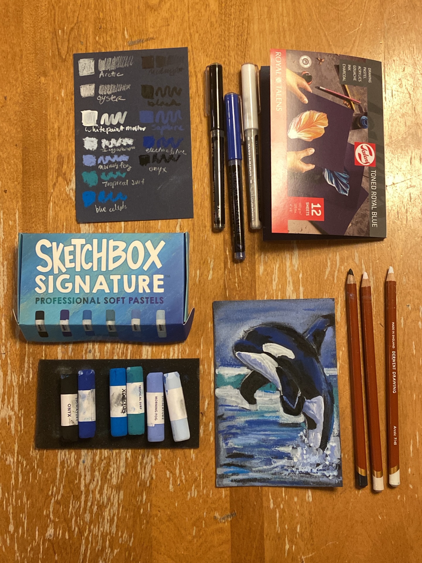 Sketch from @getsketchbox ‘s February 2026 box!
This month’s box has soft pastels, paint markers and Derwent drawing pencils
Recently I’ve been using sketchbox’s past paint markers, excited to use these three new colors with the six I already have from one of their boxes last year!
#sketchbox #foryoupage #drawing