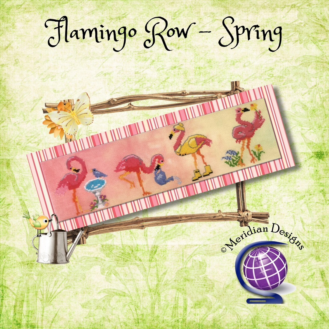 You've been waiting patiently for it. Here's Flamingo Row-Spring! Now available on the website. Link in bio
#meridianxstitch
#crossstitch #crossstitchdesigner
#crossstitching #crossstitchersofinstagram #crossstitchpatterns #xstitchpattern #xstitching #xstitcher #stitchersofinstagram
#xstitch #xstitchersofinstagram #puntodecruz #puntocroce #korssting #korsstygn #kreuzstich #pointdecroix
#needlework
#undertheseafabrics #crossstitchlover #crossstitchland #crossstitchlove #crossstitchingisbadass #stitchersgonnastitch #dmcembroidery #lovecrossstitch #xstitchaddict
#crossstitchaddict #flamingorow