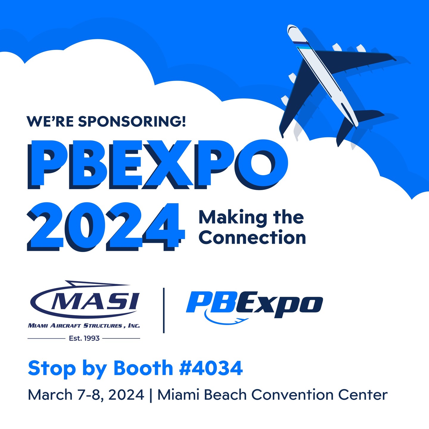 Make sure to swing by Booth #4034 this Thursday and Friday @pbexpoofficial !!! #aviation #aviationindustry #mro #mroservices #pbexpo #pbexpo2024