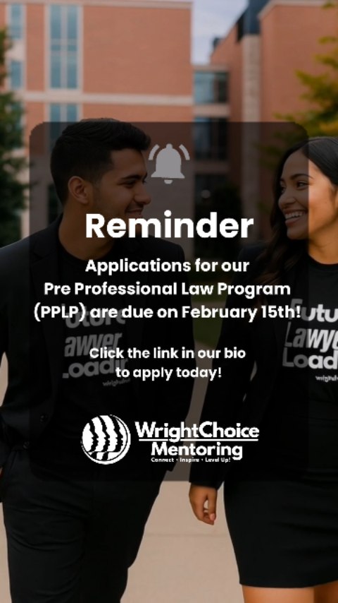 The clock is ticking! ⏳
Applications for our Pre-Professional Law Program (PPLP) are due on February 15th. This eight-week rotational program is a paid opportunity for students to visit various law firms and law schools, gaining firsthand insight into the profession.
If you are an aspiring lawyer ready to take the next step in your journey to law school, now is the time to act!
Note: This is a summer program, and participating students must be in Columbus, Ohio for the duration.
🔗 Click the link in our bio to submit your application today! Don't miss out on this chance to invest in your future!