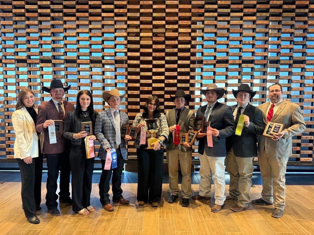 A big shoutout to the @clarendoncollege Meat Judging team on winning their first national contest. This is a great example of the talent, discipline, and hands-on ag education being developed right here in the Panhandle. #TheRANGE #PanhandleAg #MeatJudging