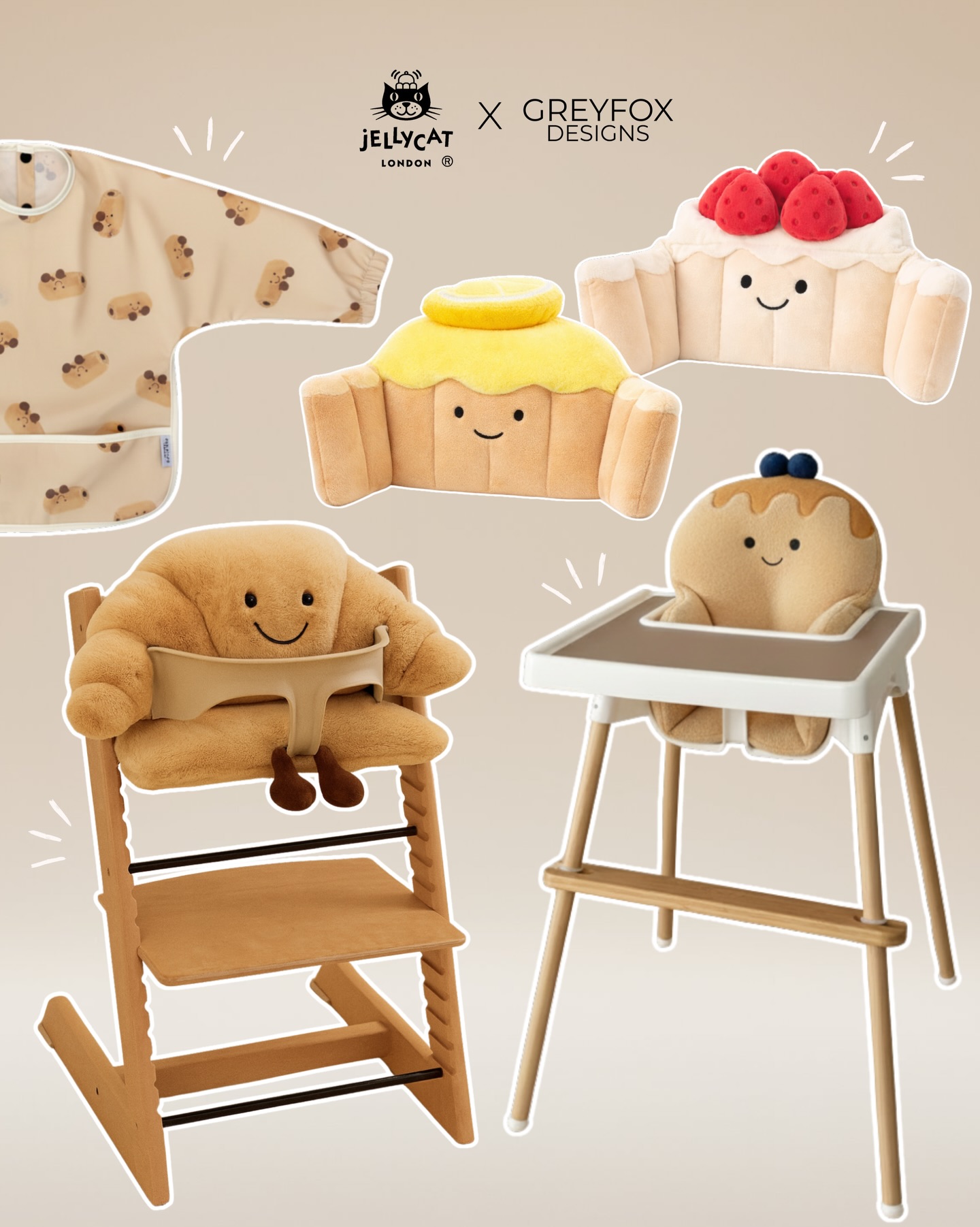 What do you think of this collab? 💭
Weaning essentials, made extra cute 🥐🍋🥹🥞
I think we should make it happen @jellycat 💌.
“What if” design | unfortunately not real (yet 😂.)