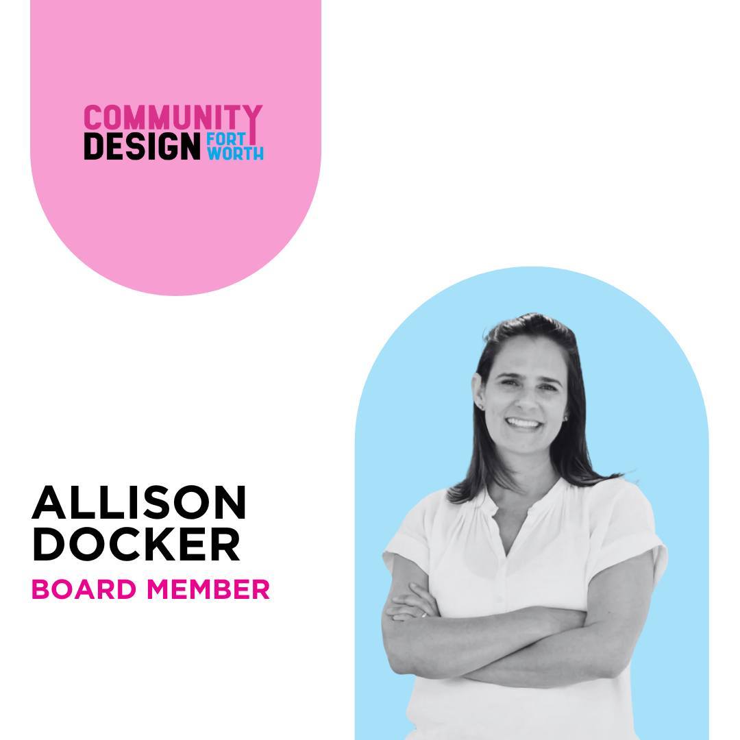 Do you wonder who the brains are behind projects like Fire Station Skate Plaza?
Meet Allison Docker, our board member specializing in landscape architecture and planning!
Allison's background includes design and architecture roles at various organizations, including Fort Worth's very own @nearsouthsideinc. She most recently took on the role of greenspace initiatives manager at @cityoffortworth, continuing to build on her efforts for park accessibility and preservation in urban areas.
You can read Allison's full bio via @fortworthreport, linked in our stories.
#communitydesignfortworth #cdfwboard #meettheteam #fortworthdesign #fortworthcommunity