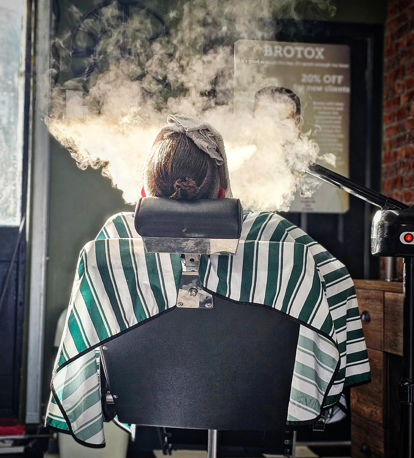 Why not treat yourself to a beard Envy with the hot towels and steam!