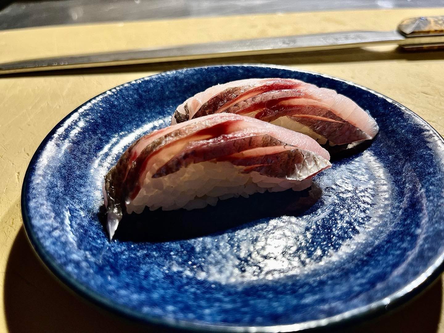 We love making sushi ! With our @meglio_knives .
#sushiassassin
#catering
#sandiego
#freshfish
#localfish
#california
#corvina
#nigiri
#nigiriart