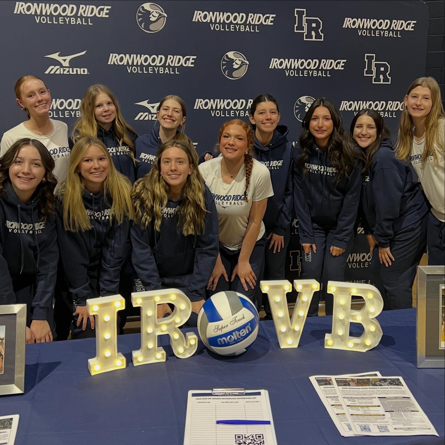 IRVB at Future Nighthawk Night! We are meeting all the prospective students at the Athletic Information booths tonight at the Ridge. The 2026 Season begins in 180 days.