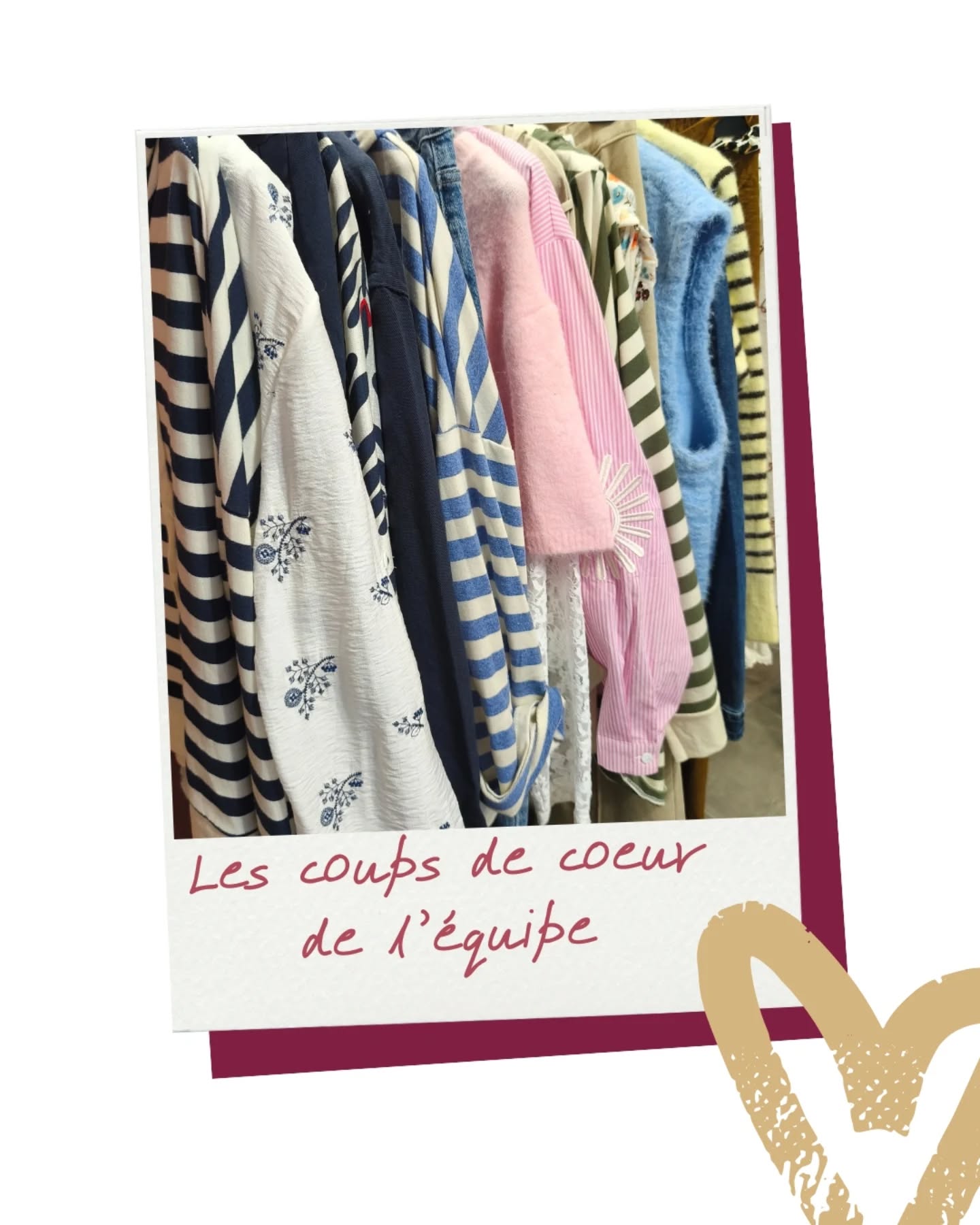 💖 Les coups de cœur de l'équipe MOD'Chadeschoux 💖
Chez MOD'Chadeschoux, chacune a son coup de cœur... Et oui, j'ai réussi à trancher 😅
(exploit de la semaine)
Tellement je suis indécise, ce post n'a failli pas voir le jour 🫢
✨ Véro (notre nouvelle dans l'équipe) a choisi le pull MARINE ⚓ : intemporel, confortable et facile à porter ... Une valeur sûre qu'on adore !
✨ Nadine a craqué pour la blouse VALENTINA ❣️ : féminine, élégante, avec ce petit détail qui fait toute la différence.
✨ Et moi, après longue hésitation, mon coup de coeur ira pour le jean MOM (que j'ai déjà adopté) : confortable, flatteur, et parfait pour la VRAIE vie... Celui qu'on enfile sans réfléchir et que l'on ne quitte plus 🥰
L'un des vrai LUXE aujourd'hui, c'est de se sentir bien dans ses vêtements ‼️
👉 Et toi, ton coup de cœur, c'est lequel ?!
MARINE ⚓, VALENTINA ❣️, MOM 👖
Dis le nous en commentaire 👇🔥
.
.
.
#modchadeschoux #coupdecoeurmode #modeinclusive #du34au50 #eshopfemme