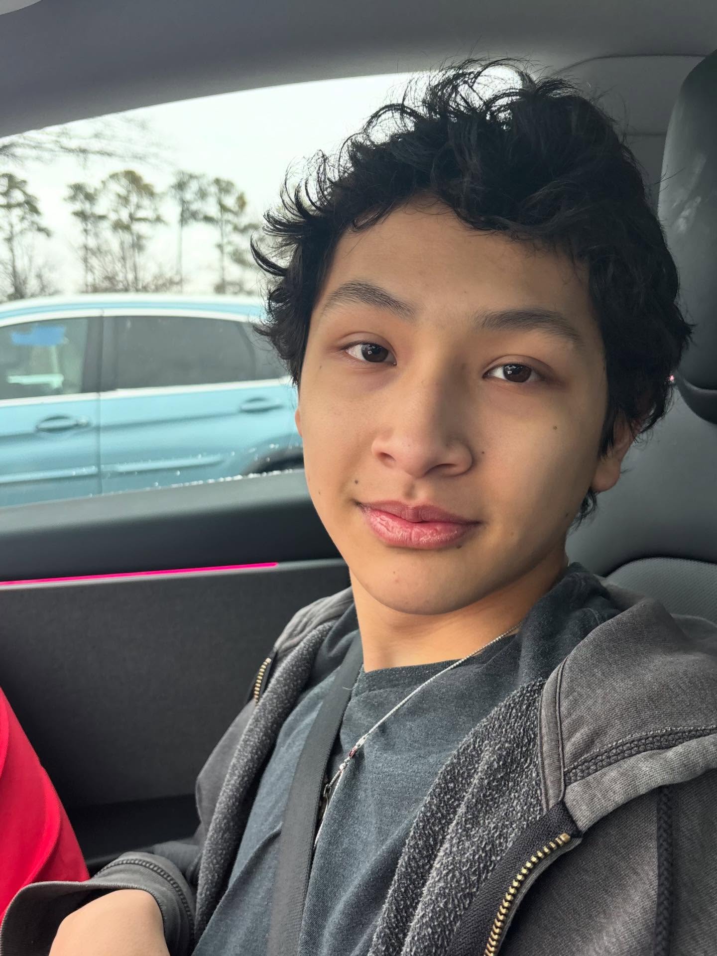 And this is how it began… “Can you be my Valentine?”
Some girl at Target walked up to Ike… lol