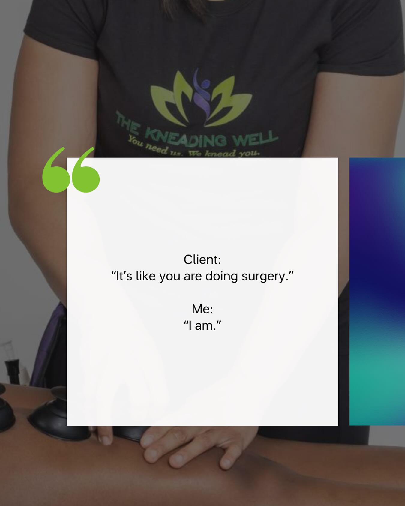 Client: āItās like you are doing surgery.ā
Me: āI am.ā ššš½
Before medicine had machinesā¦
Before prescriptions had namesā¦
There were hands.
Massage was one of the first forms of medicine.
Even Hippocrates, the father of modern medicine, believed in it and prescribed it.
He taught: āAnyone wishing to study medicine must master the art of massage.ā
Today, musculoskeletal pain is one of the most common ā and most untreated ā sources of chronic discomfort:
ā«ļø Tight hips
ā«ļø Locked-up shoulders
ā«ļø Aching backs
ā«ļø Restricted movement
ā«ļø Constant ājust deal with itā pain
We normalize dysfunction.
We medicate symptoms.
We ignore the issues in tissues⦠until it screams.
But bodywork isnāt āa luxury.ā
Itās restoration.
Itās circulation.
Itās nervous system regulation.
Itās injury prevention.
Itās healing.
This is hands-on medicine.
This is therapeutic practice.
This is ancient wisdom + modern science.
Not surgery.
But still⦠life-changing. āØ
Your body deserves care before it breaks.
Not after. š
::
#theartofmassage
#massageismedicine
#massageishealthcare
#massageisforeverybody
#thekneadingwell