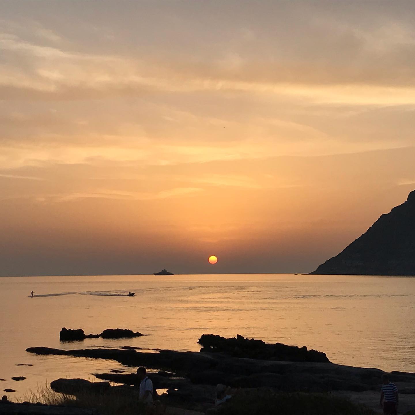 mozzafiato. come tutti i tramonti al #barettodiportoferro, del resto.