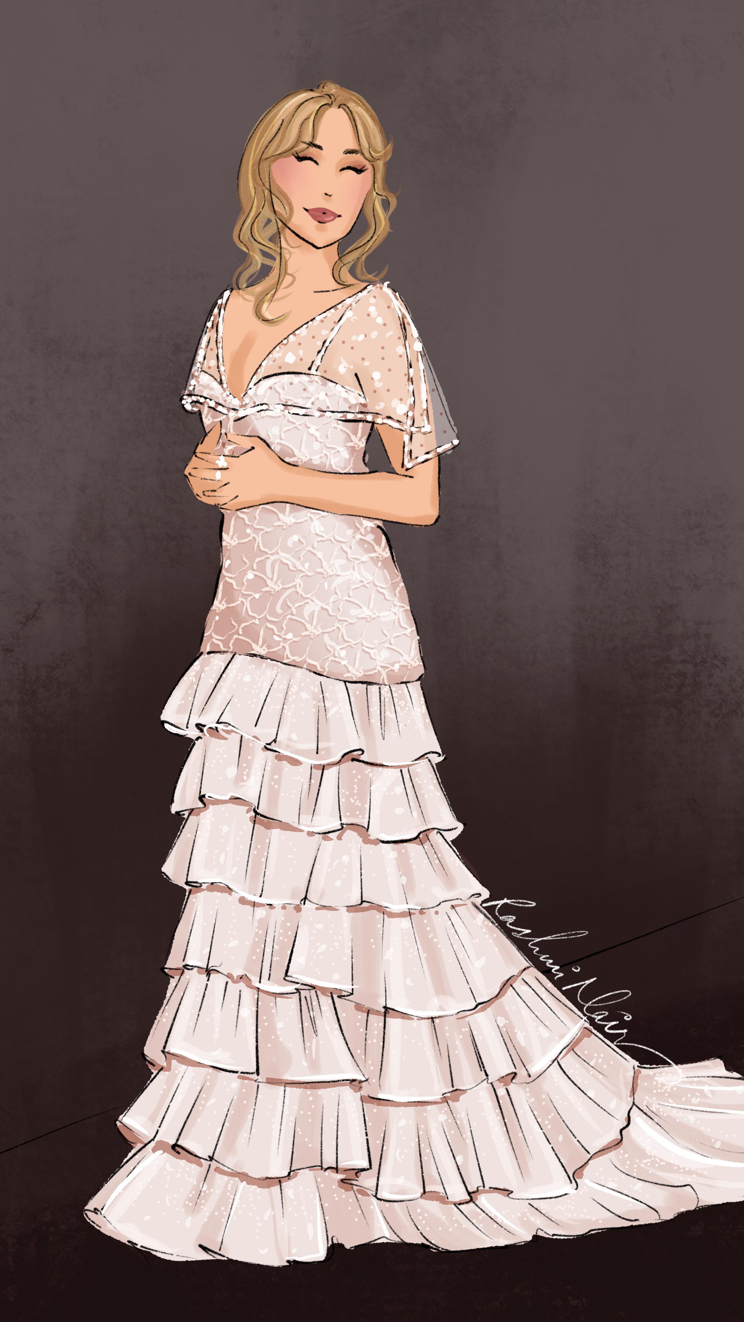 Sabrina Carpenter in @maisonvalentino at the 2026 Grammys red carpet illustrated! 🤍✨🫶🏽
@sabrinacarpenter
#sabrinacarpenter #fashionillustration #grammys #digitalillustration #redcarpetfashion